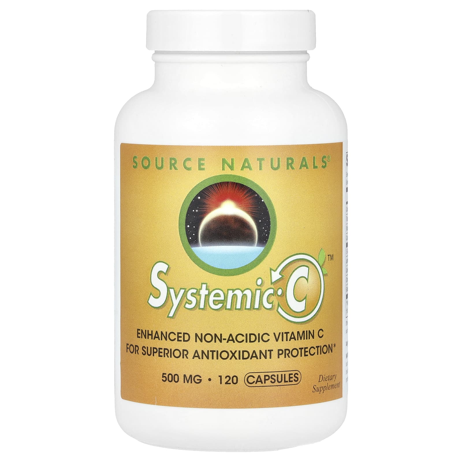 Source Naturals Systemic C 1000 мг 120 капсул 500 мг на капсулу 2490₽
