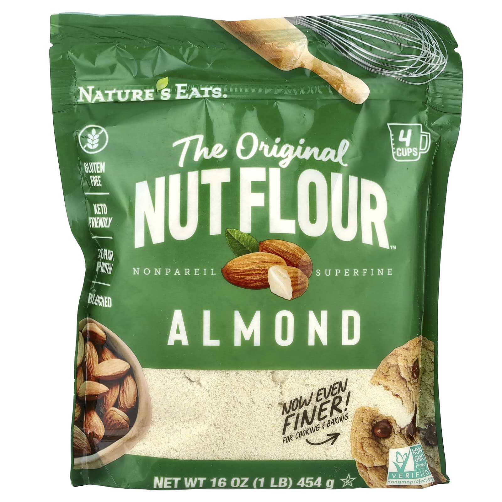 Natures Eats The Original Nut Flour миндаль 454 г 16 унций 2390₽