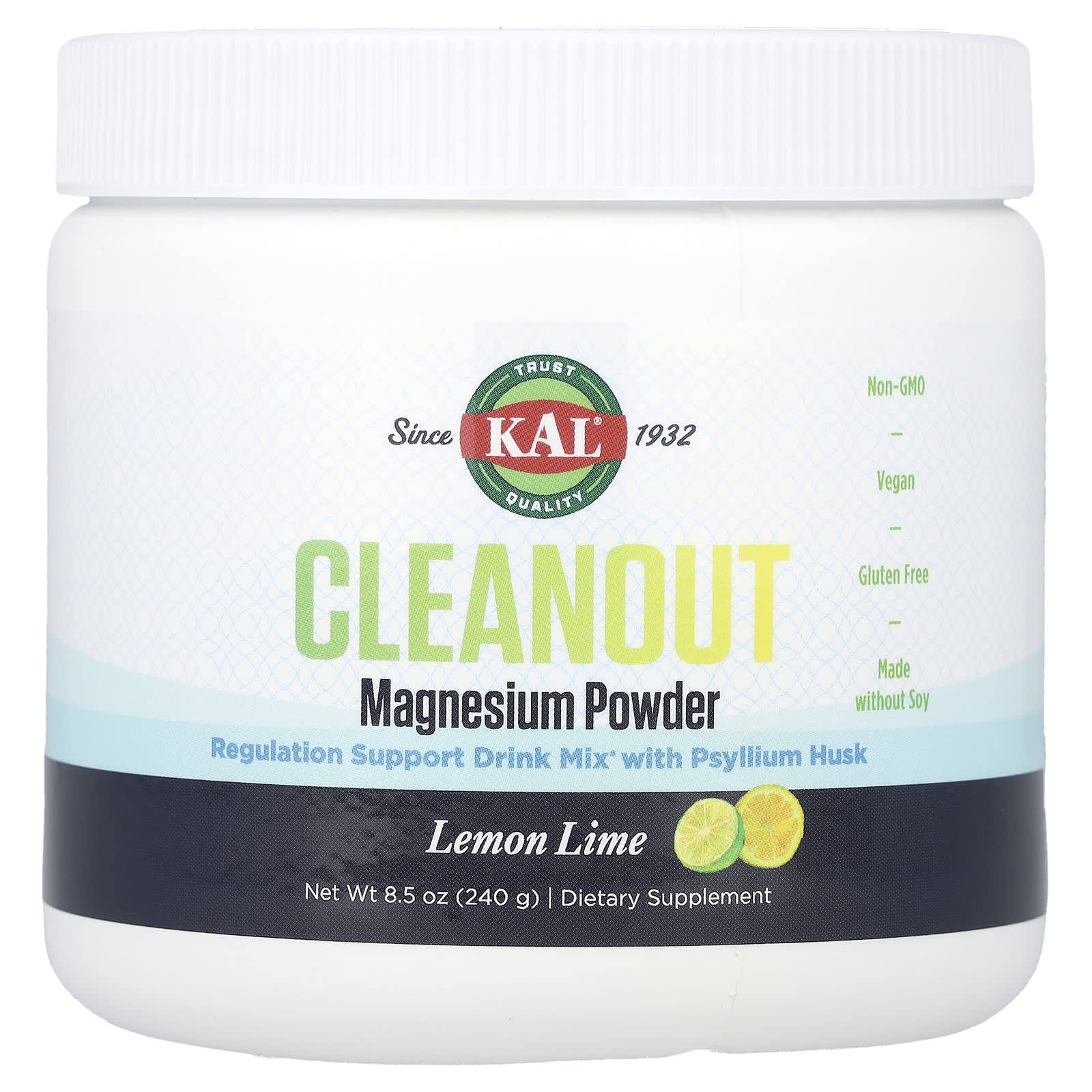 KAL Cleanout Magnesium Powder лимон и лайм 240 г 85 унции 5090₽