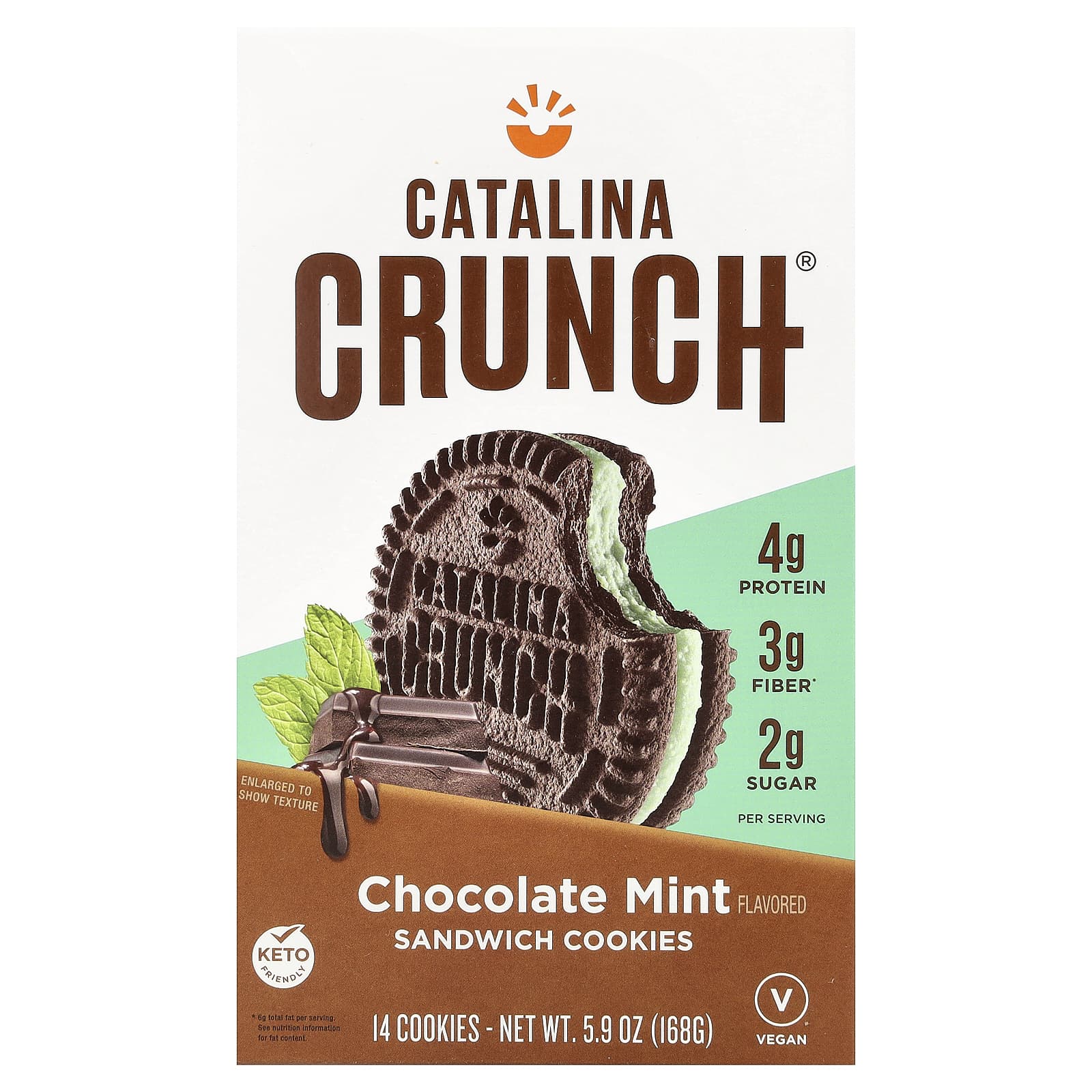 Catalina Crunch Sandwhich Cookies шоколадно-мята 14 видов печенья 168 г 59 унции 1690₽