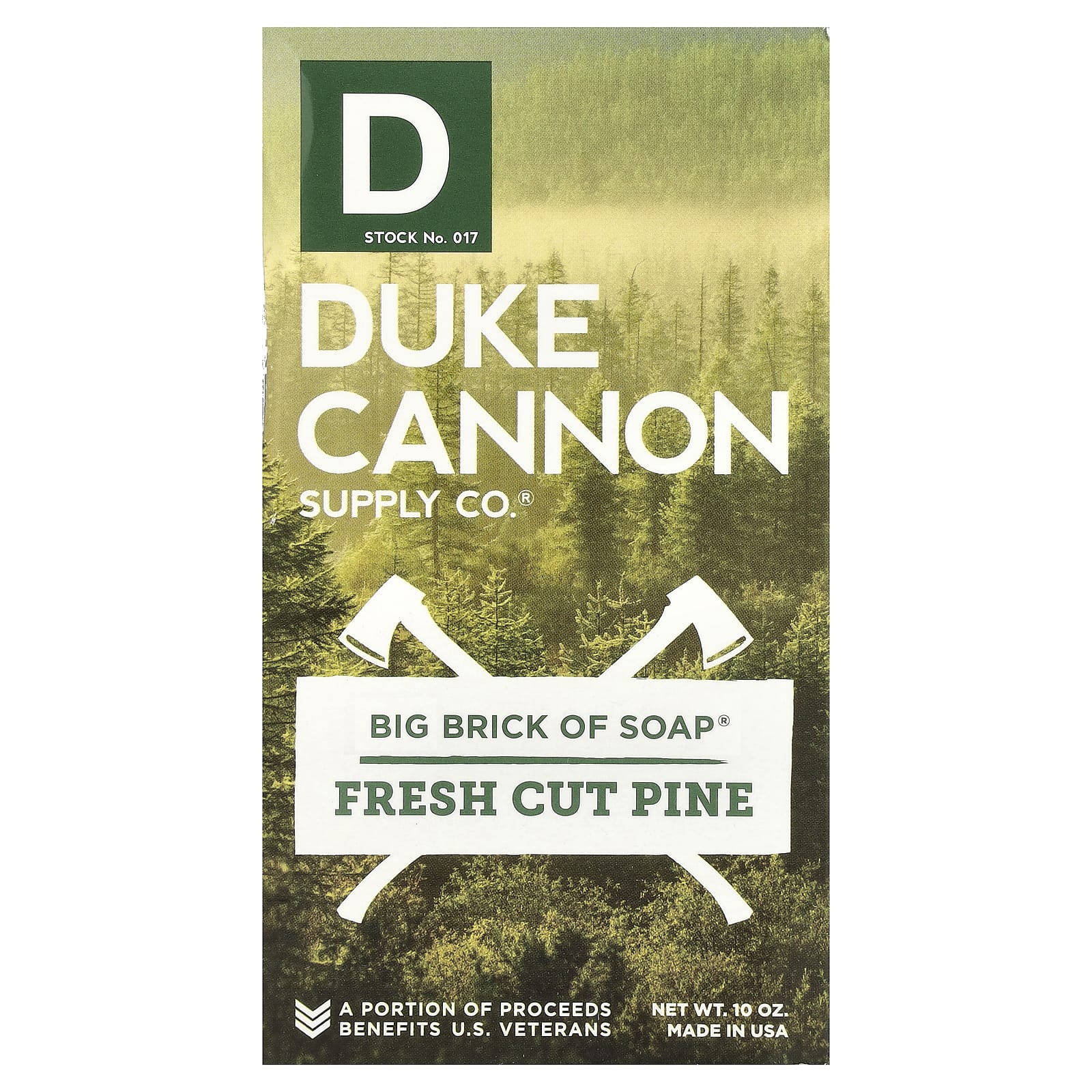 Duke Cannon Supply Co Big Brick of Bar Soap свежесрезанная сосна 10 унций 2090₽