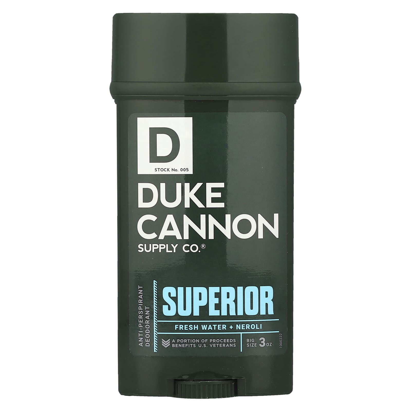 Duke Cannon Supply Co Дезодорант-антиперспирант превосходный пресная вода и нероли 85 г 3 унции 2290₽