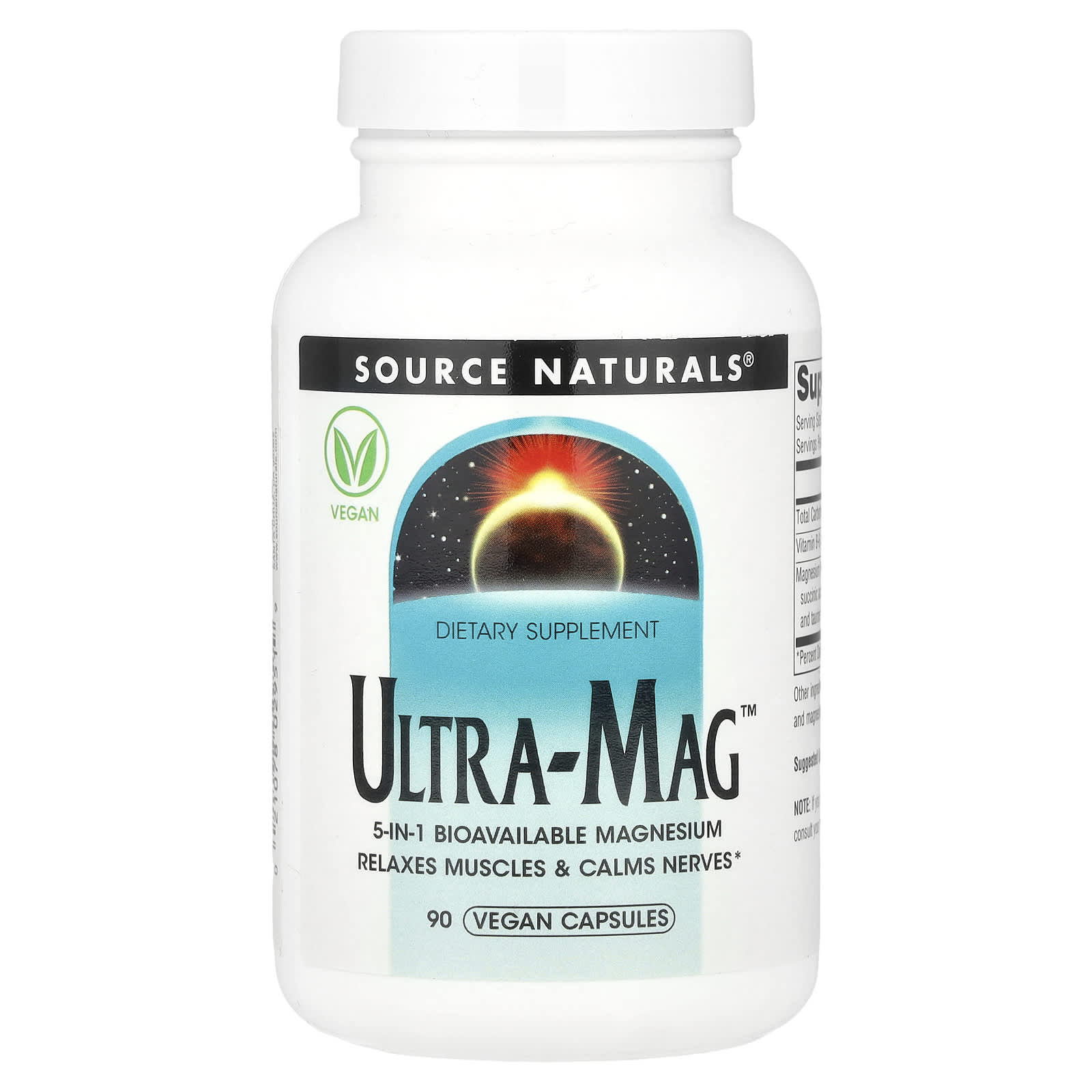 Source Naturals Ultra-Mag 90 веганских капсул 1890₽