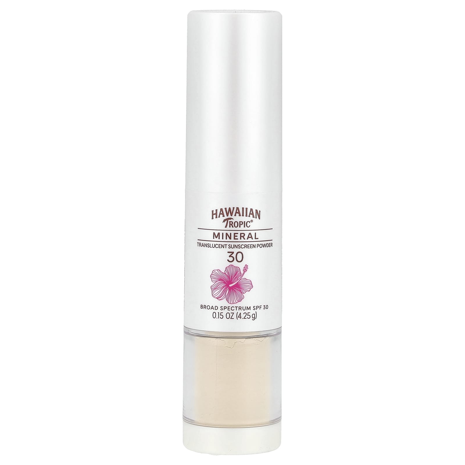 Hawaiian Tropic, Минеральная полупрозрачная солнцезащитная пудра, SPF 30, 4,25 г (0,15 унции)