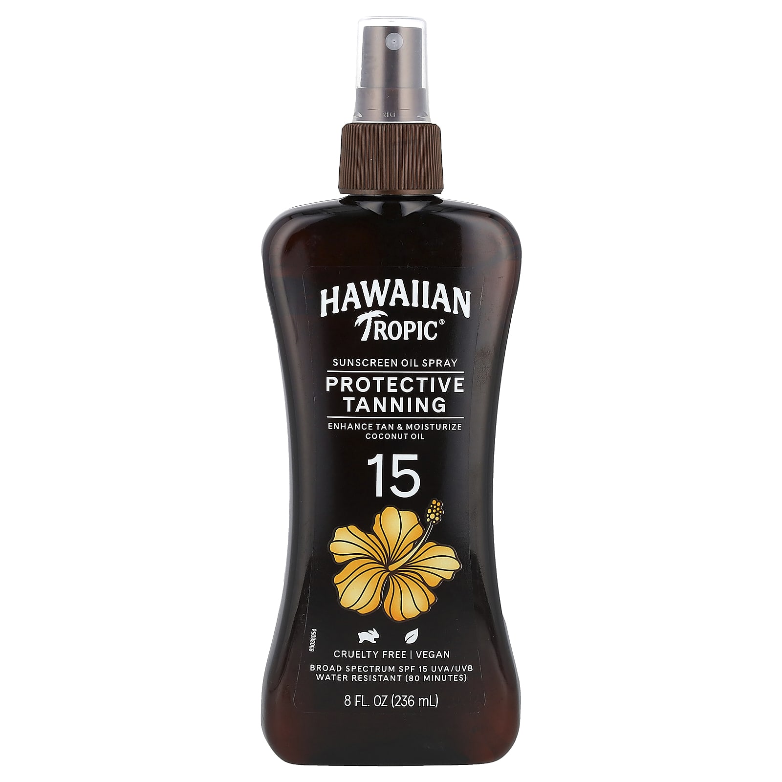 Hawaiian Tropic Protective Tanning солнцезащитное масло-спрей SPF 15 236 мл 8 жидк унц 2390₽