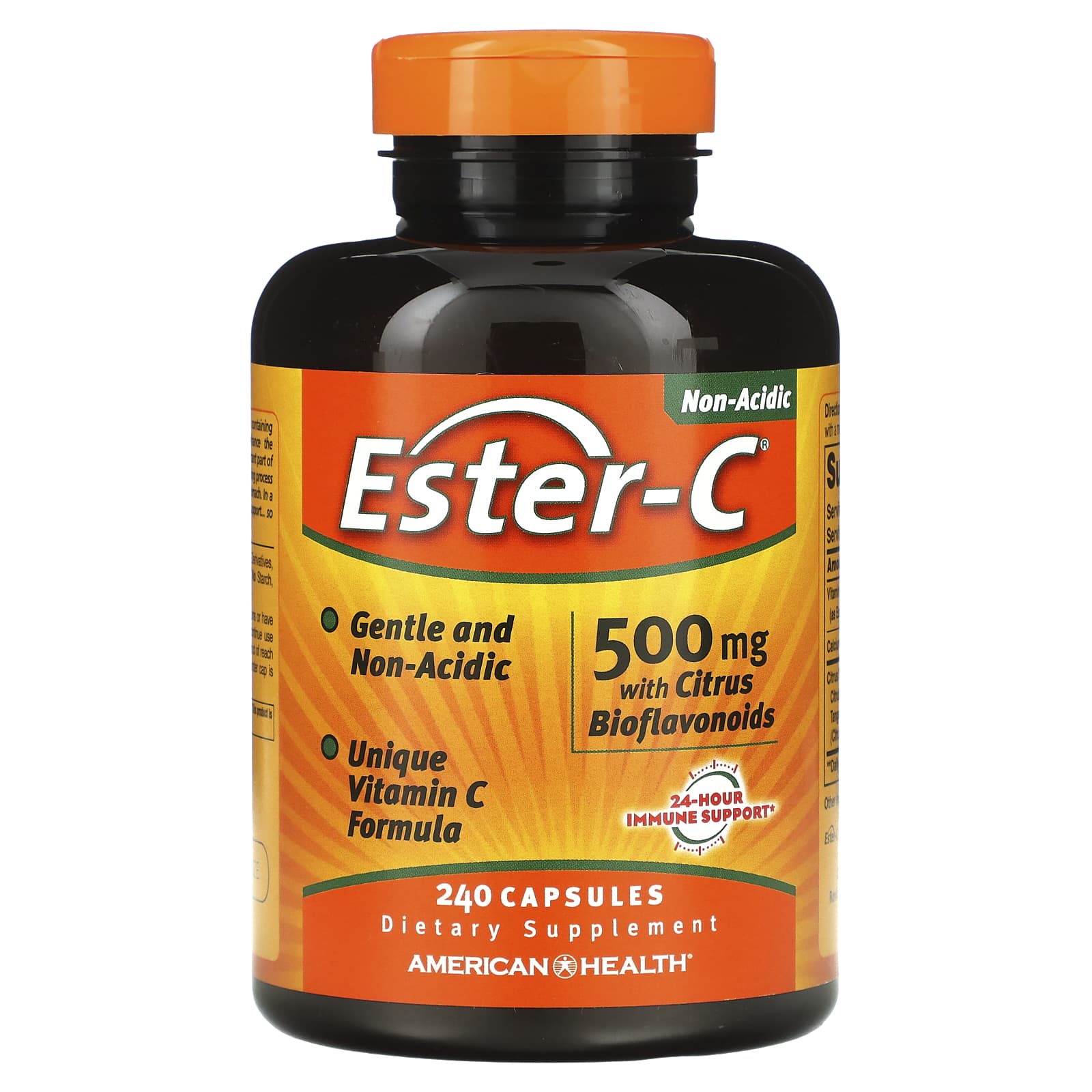 American Health Ester-C с цитрусовыми биофлавоноидами 500 мг 240 капсул 4890₽