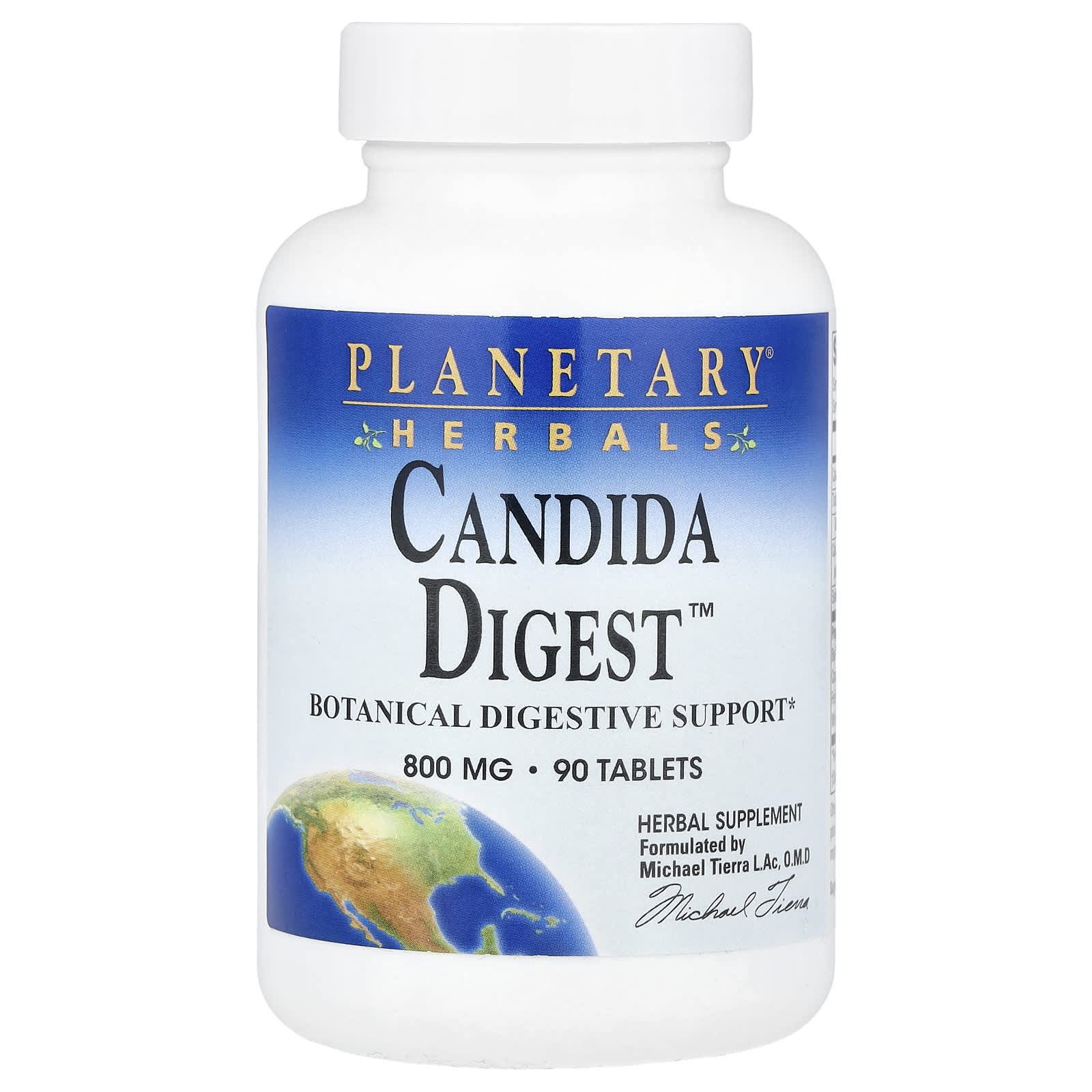 Planetary Herbals Candida Digest 90 таблеток 2090₽