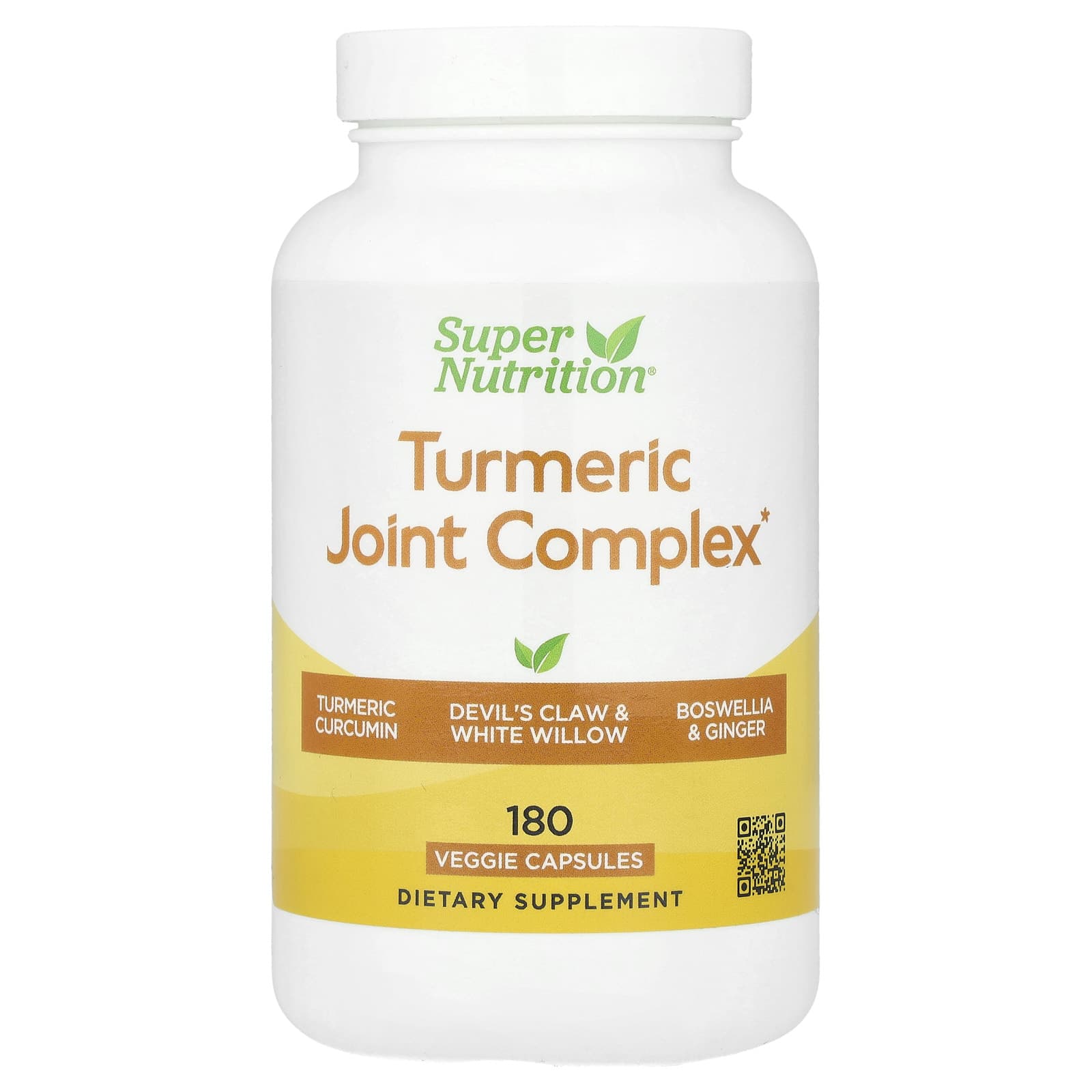 Super Nutrition Комплекс для суставов с куркумой 180 растительных капсул 8690₽