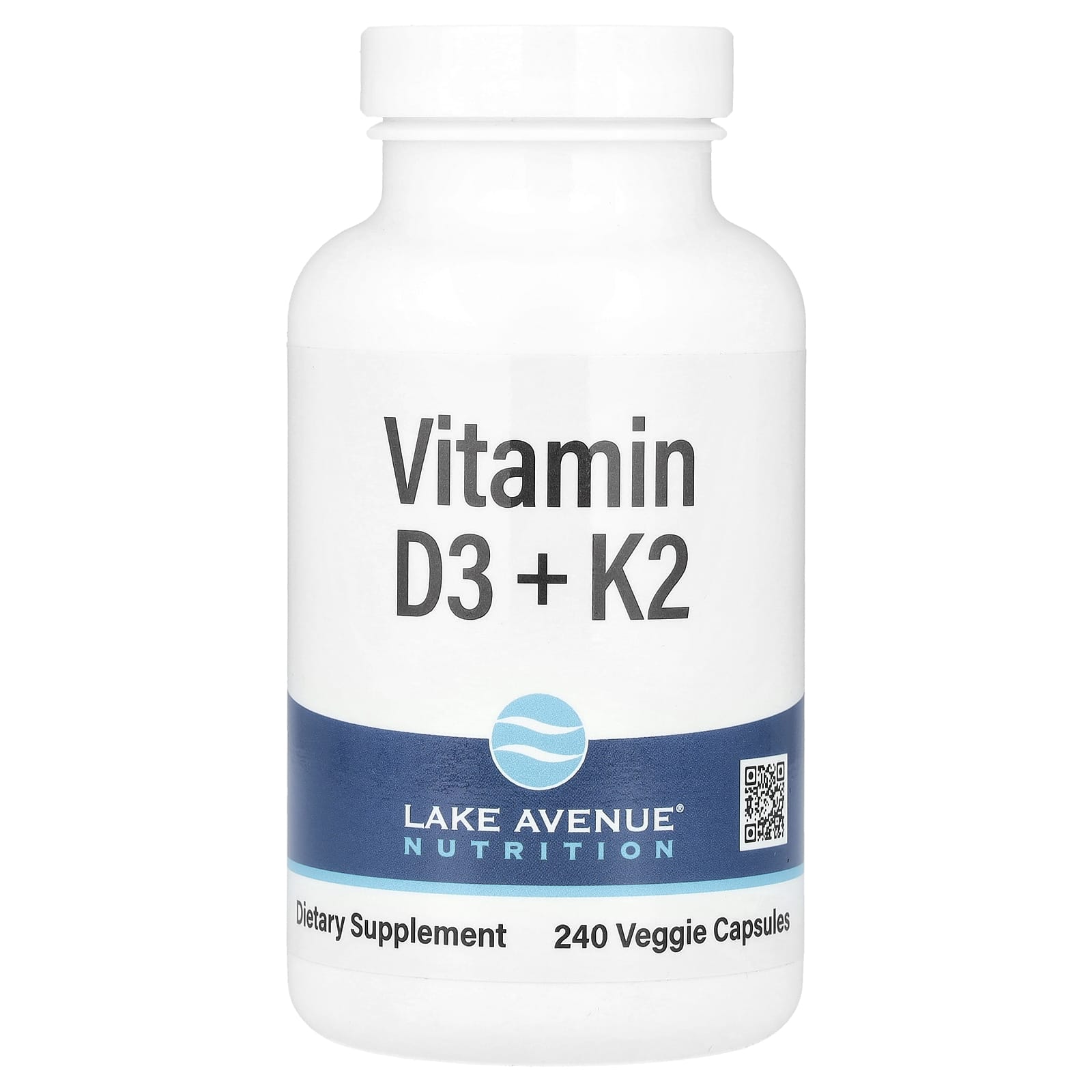 Lake Avenue Nutrition витамины D3 и К2 240 растительных капсул 2490₽