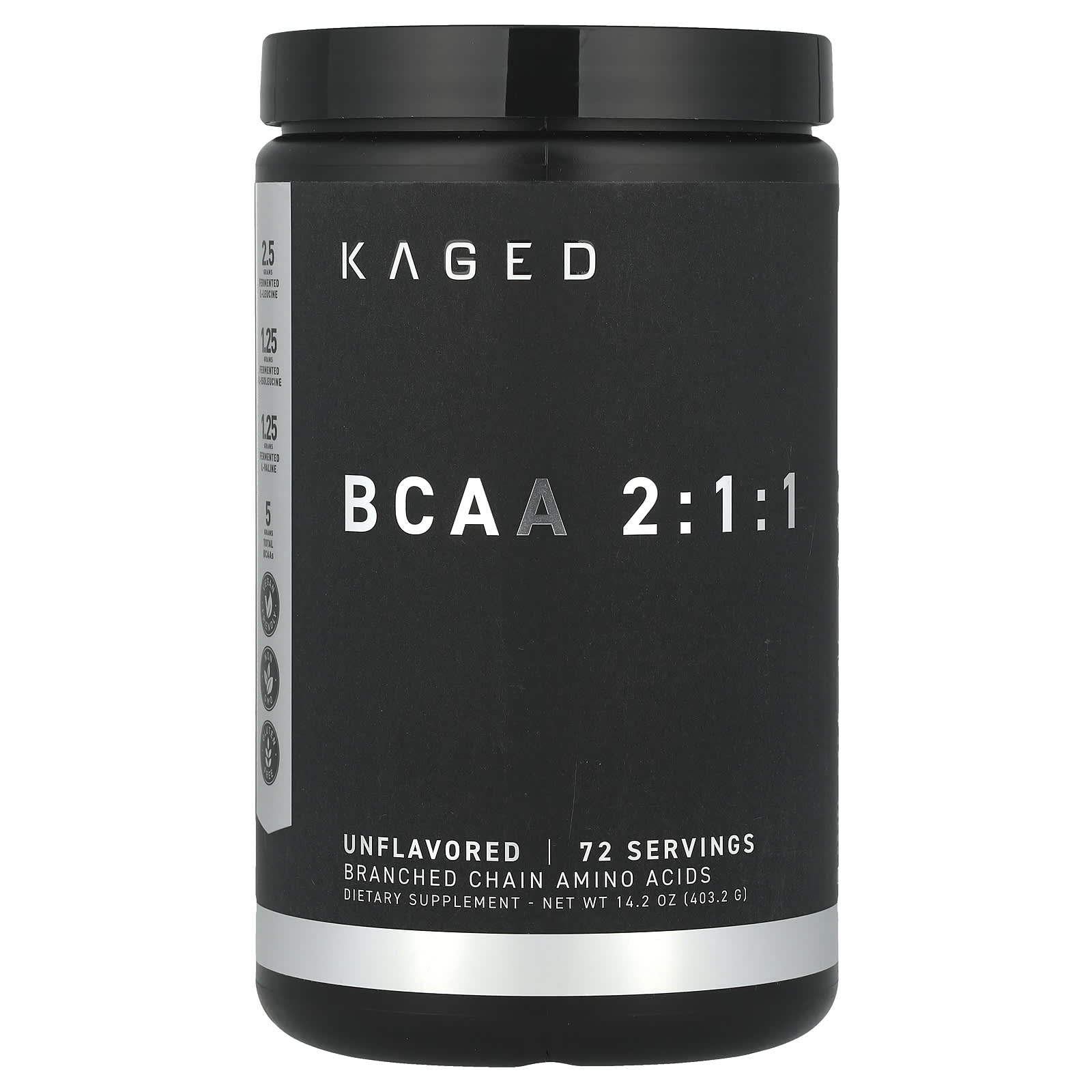 Kaged BCAA 2 1 1 без добавок 4032 г 142 унции 4990₽