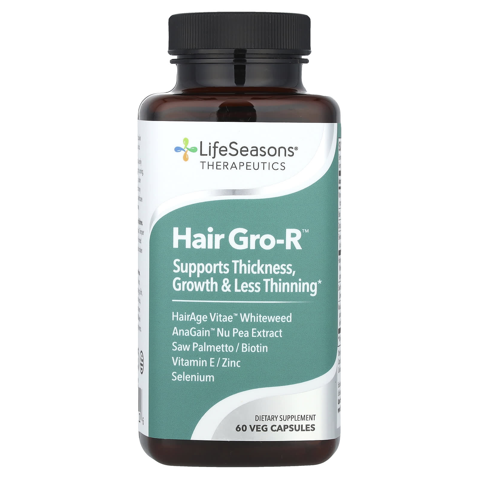 LifeSeasons Therapeutics Hair Gro-R 60 растительных капсул 7290₽