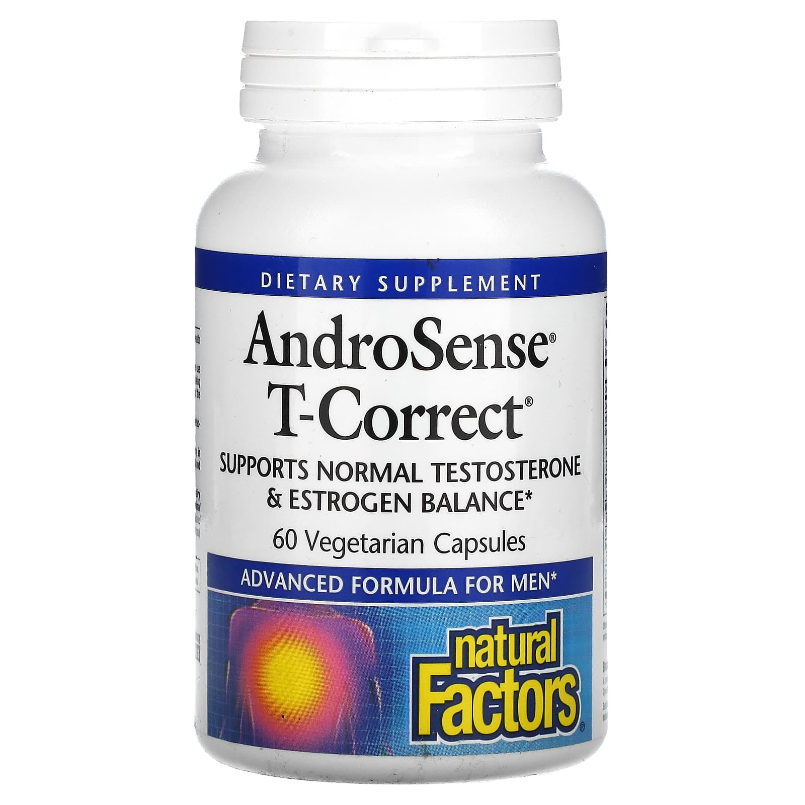Natural Factors AndroSense T-Correct баланс тестостерона и эстрогена 60 вегетарианских капсул 3990₽