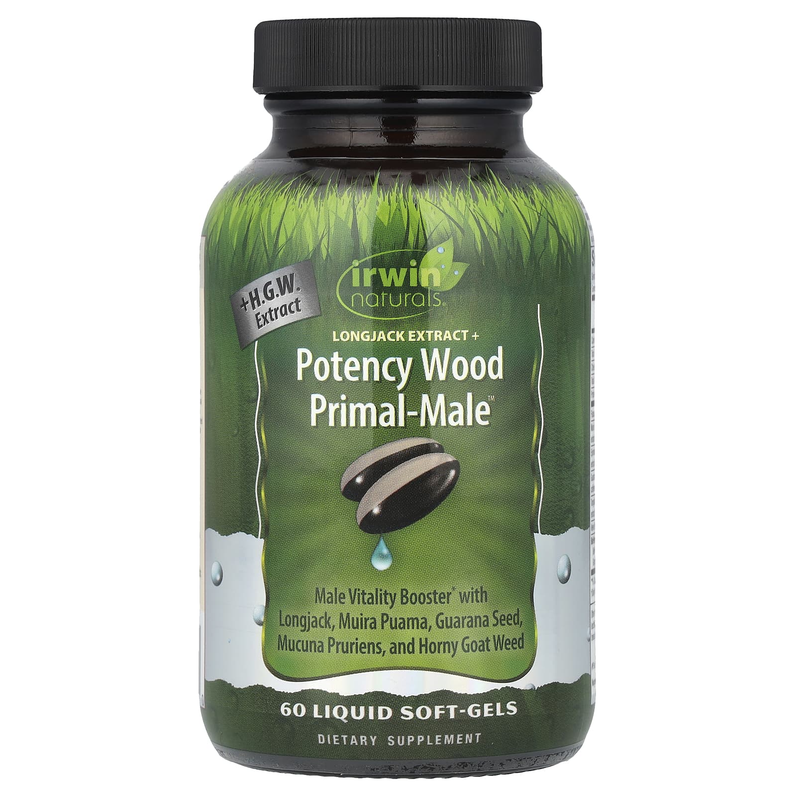 Irwin Naturals Potency Wood Primal-Male 60 мягких таблеток 4190₽