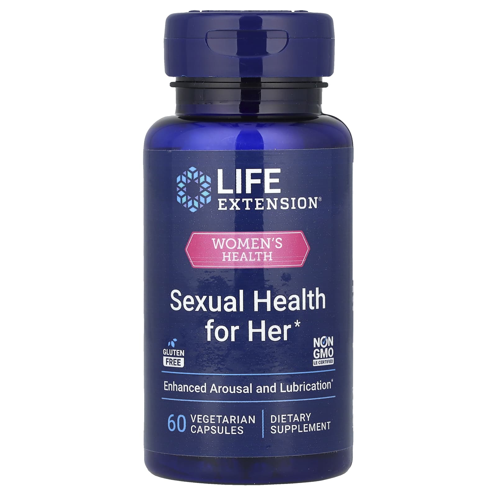 Life Extension Womens Health Sexual Health for Her 60 вегетарианских капсул 6590₽