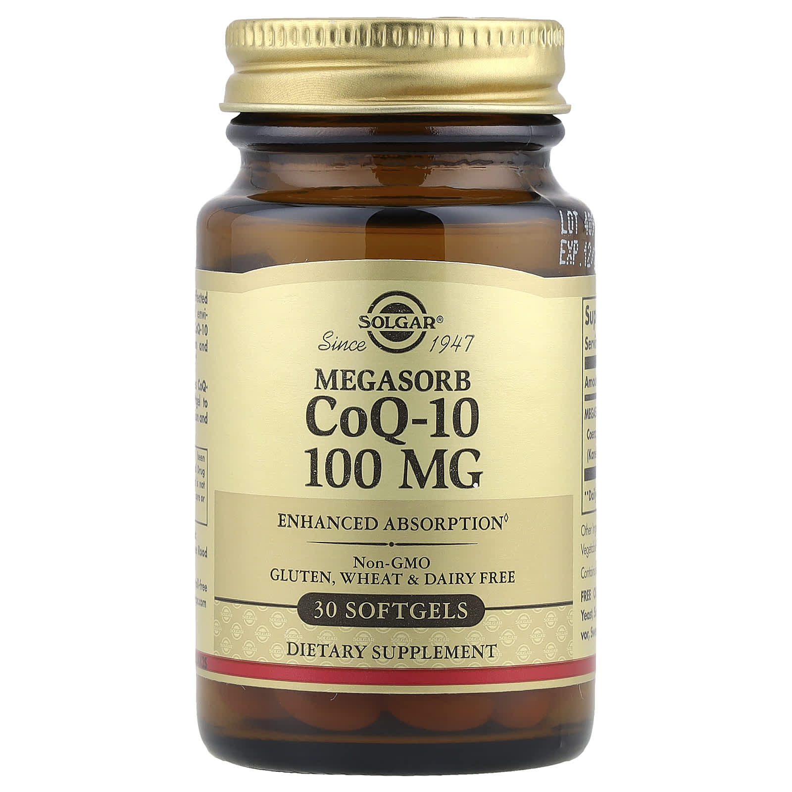 Solgar Megasorb CoQ-10 100 мг 30 мягких таблеток 2590₽