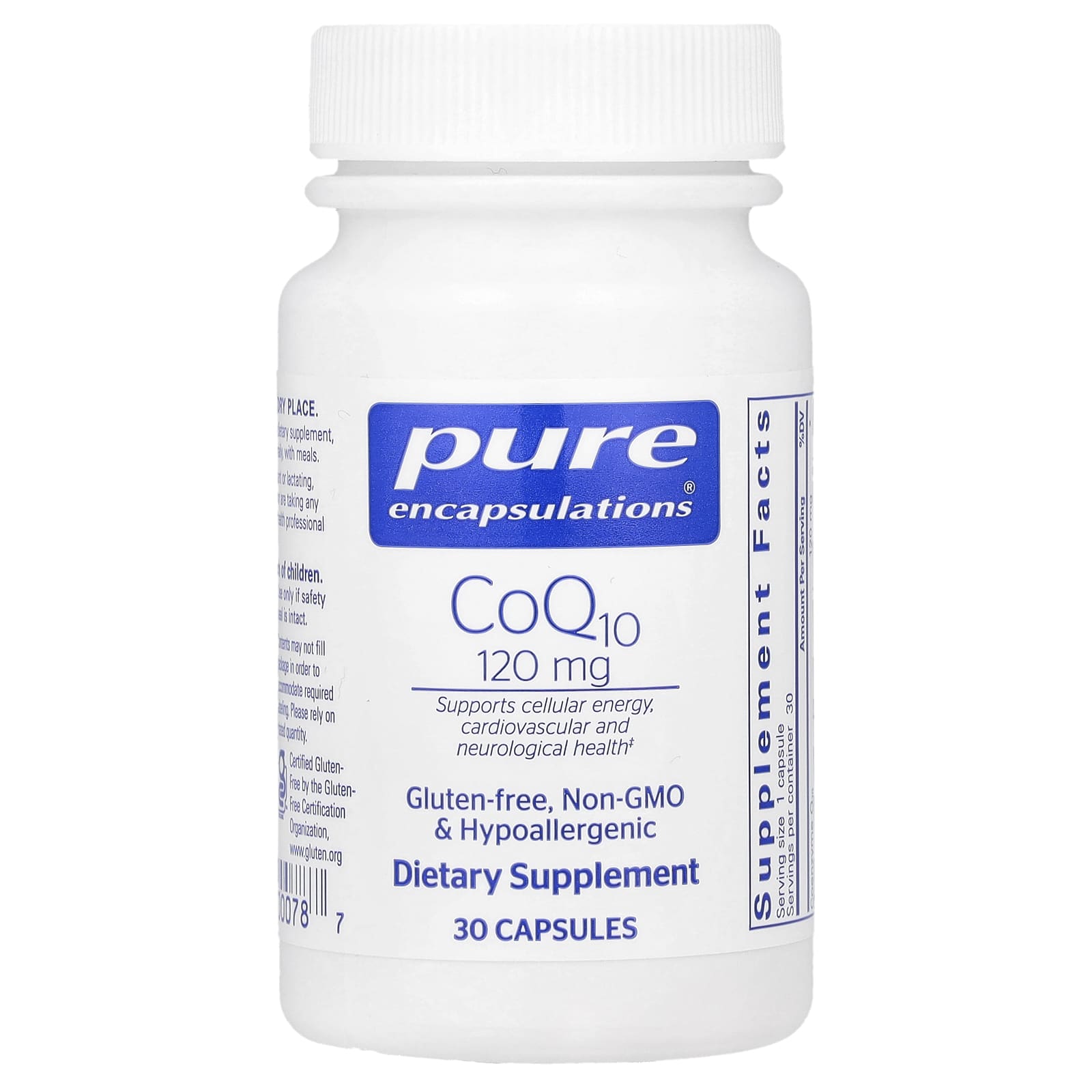 Pure Encapsulations CoQ10 120 мг 30 капсул 7490₽