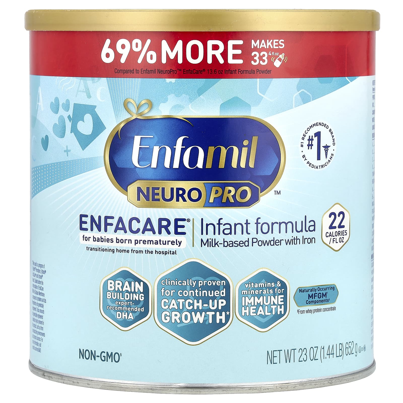 Enfamil NeuroPro EnfaCare смесь для младенцев 652 г 23 унции 13590₽
