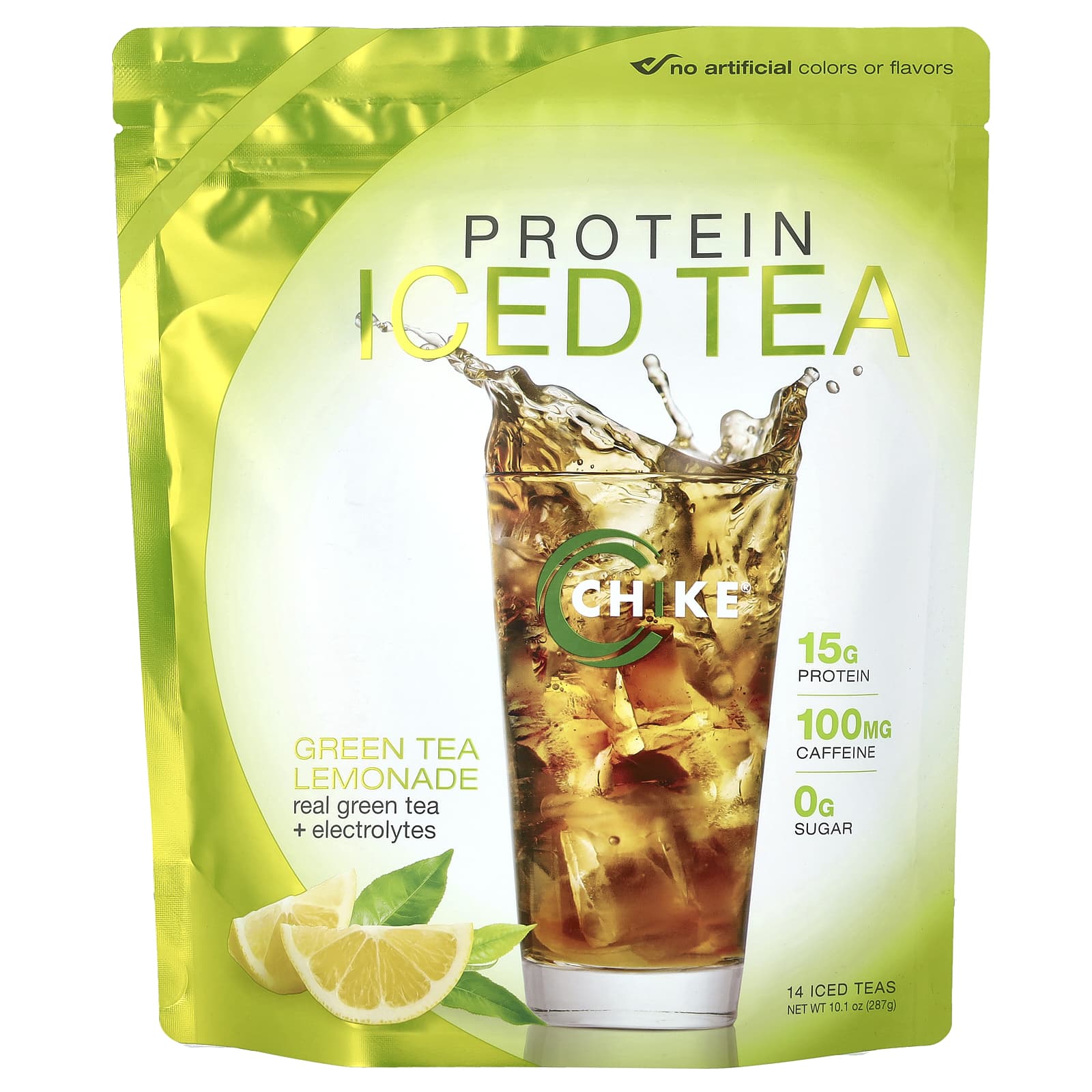 Chike Nutrition Protein Iced Tea зеленый чай и лимонад 14 видов холодного чая 287 г 101 унции 5690₽