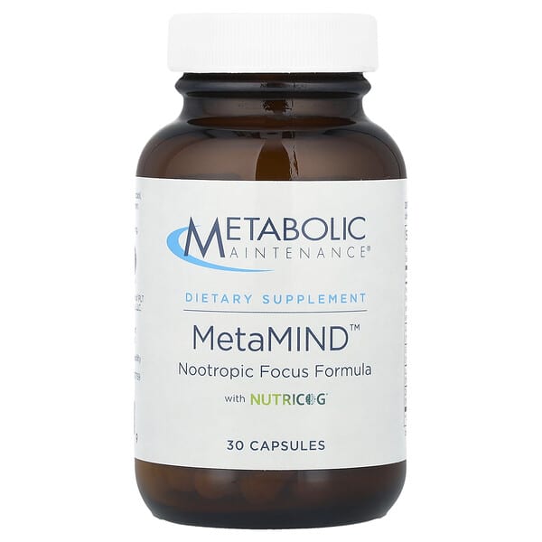 Metabolic Maintenance, MetaMIND ™, 30 капсул