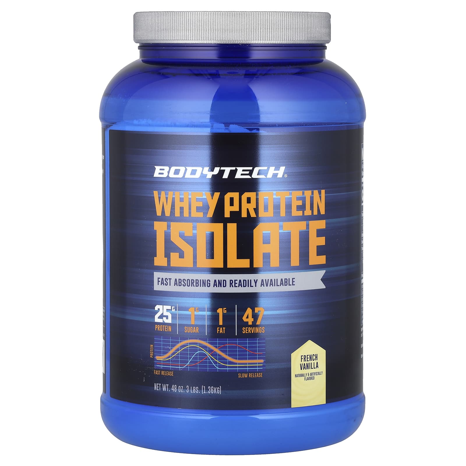 BodyTech Изолят сывороточного протеина французская ваниль 136 кг 3 фунта 12690₽