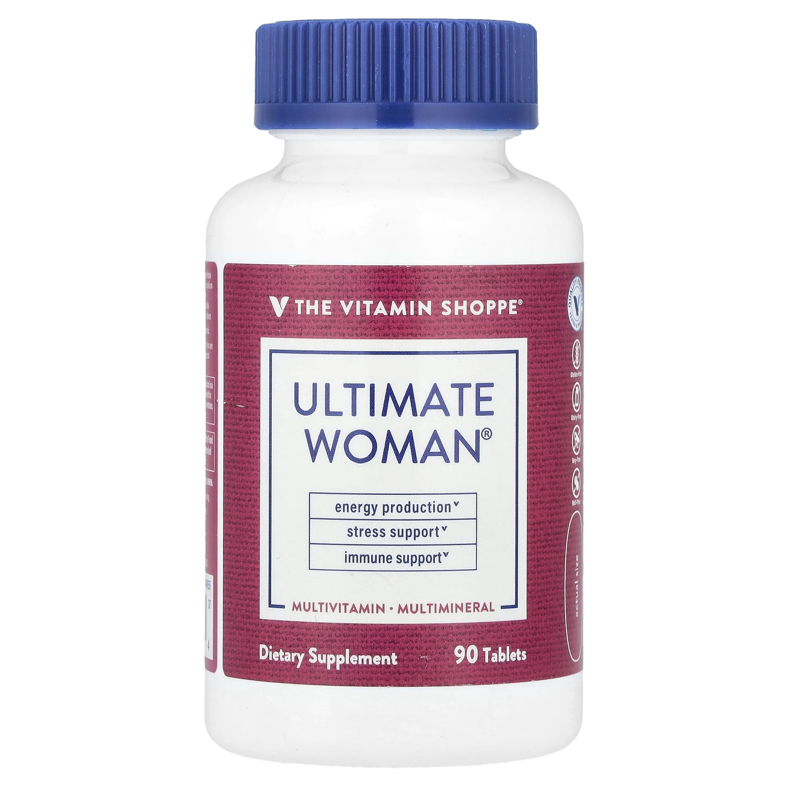 The Vitamin Shoppe Ultimate Woman мультивитамины и мультиминералы 90 таблеток 4590₽