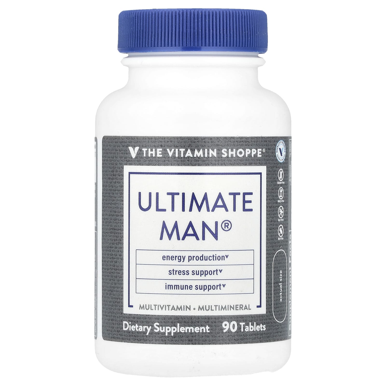 The Vitamin Shoppe Ultimate Man мультивитамины и мультиминералы 90 таблеток 4590₽