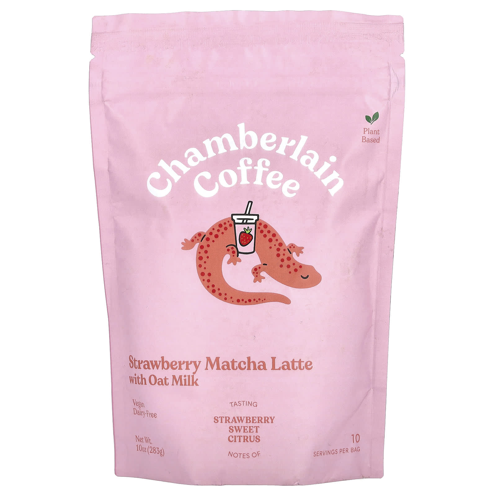 Chamberlain Coffee Клубничный латте с овсяным молоком 283 г 10 унций 3590₽
