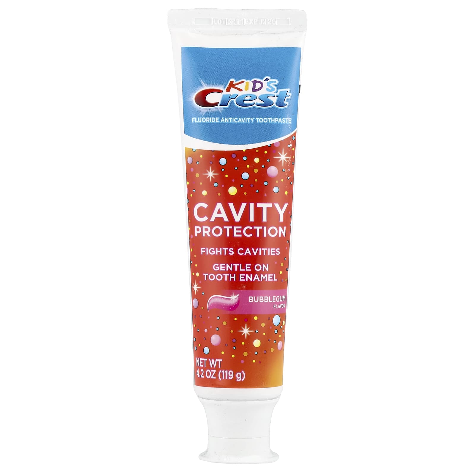 Crest Kids Cavity Protection зубная паста с фтором жевательная резинка 119 г 42 унции 1390₽