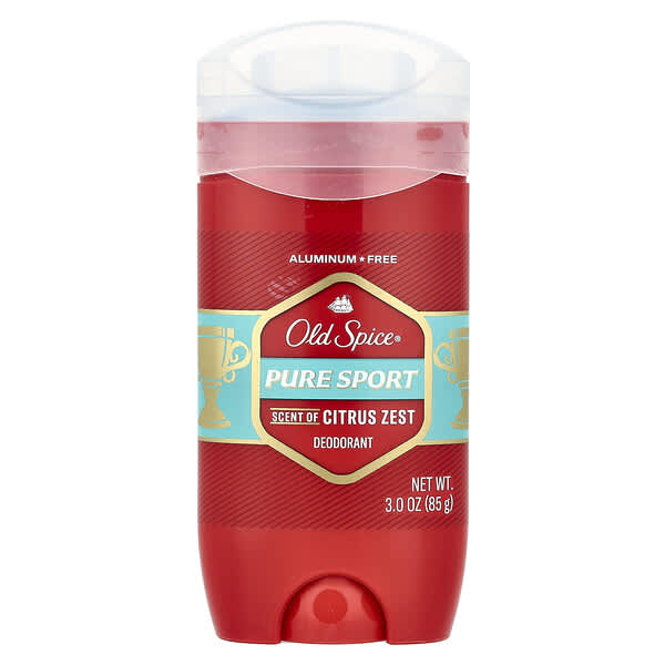Old Spice, Pure Sport, дезодорант, цитрусовая цедра, 85 г (3 унции)