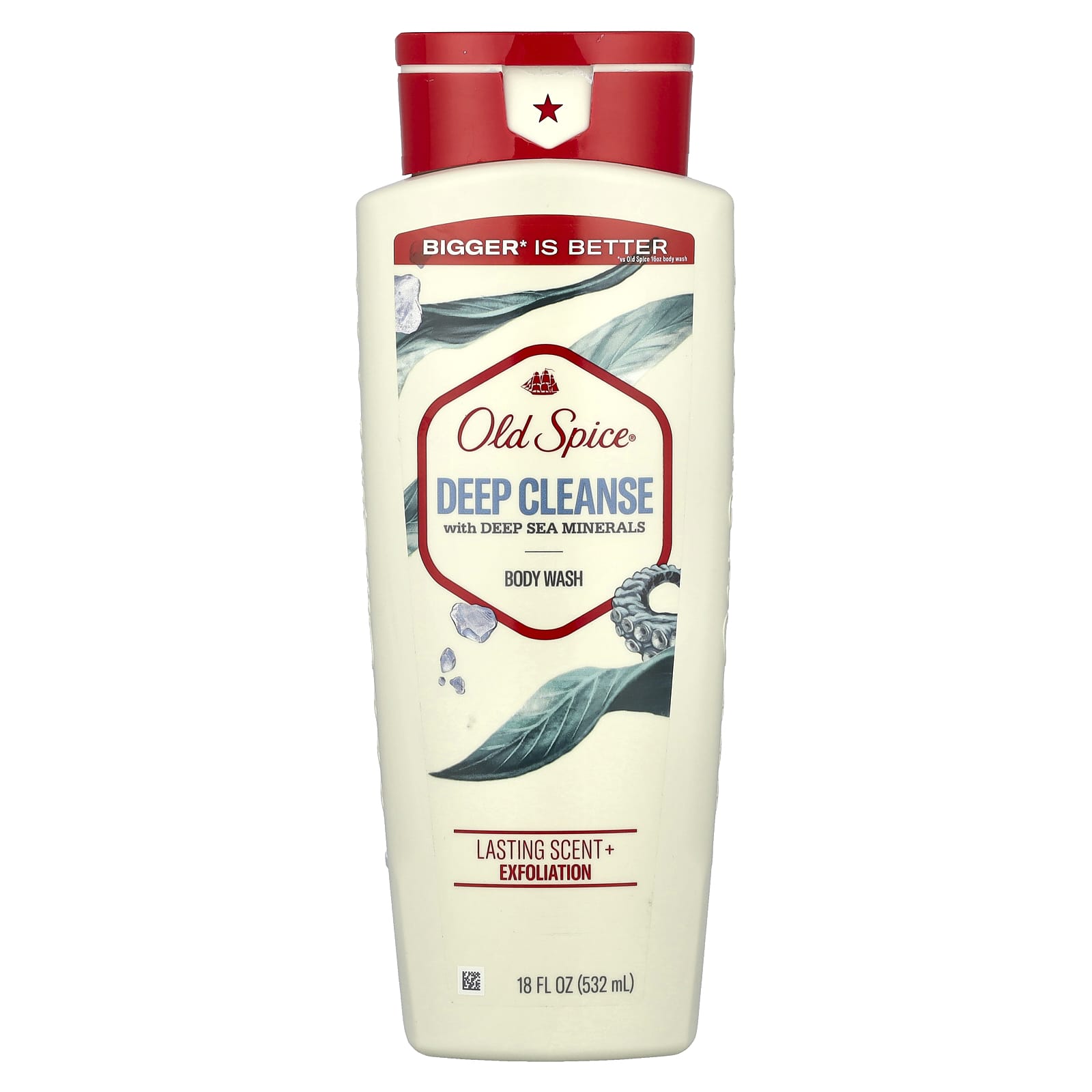 Old Spice Гель для душа глубокое очищение с морскими минералами 532 мл 18 жидк Унций 1990₽