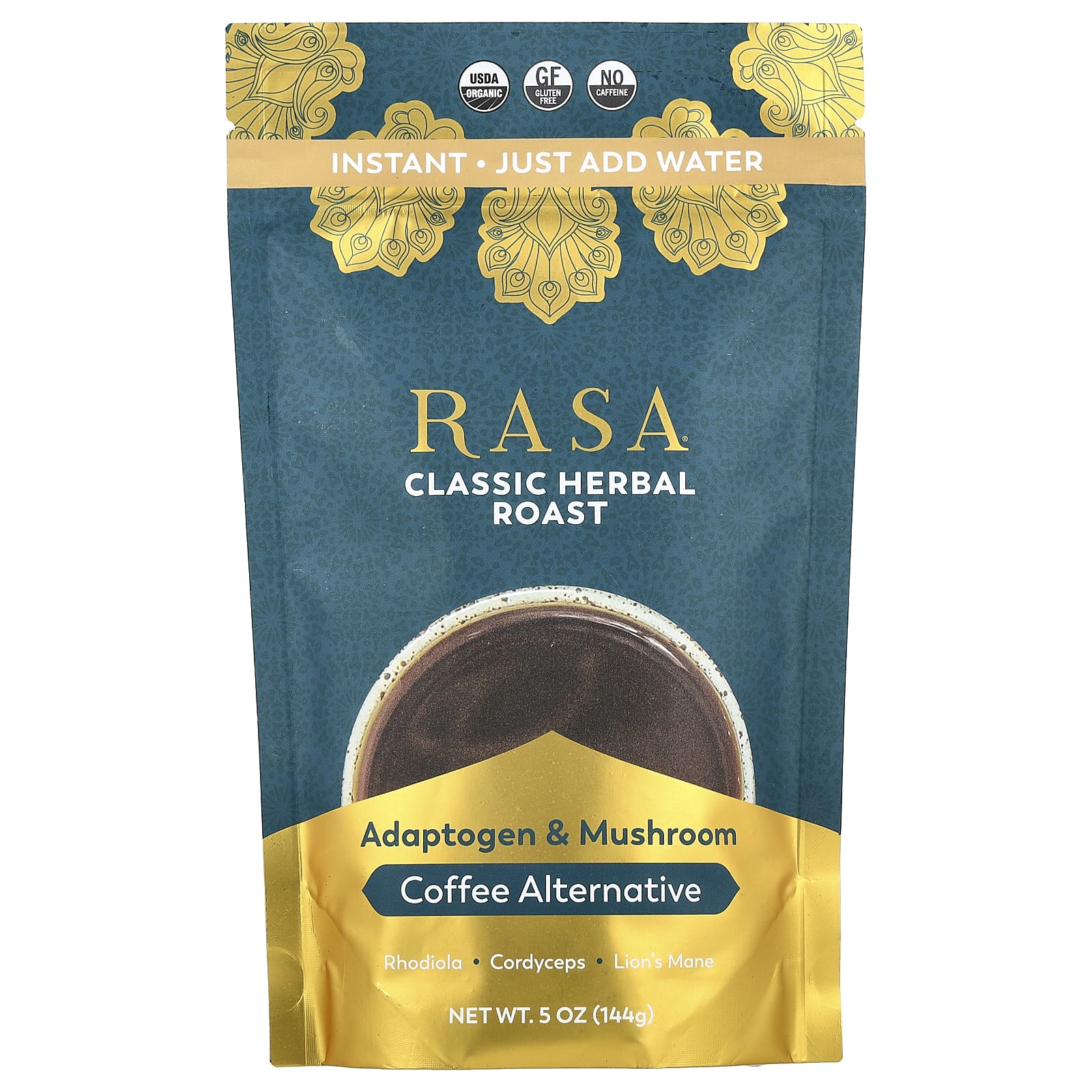 Rasa Альтернатива кофе адаптоген и грибы классическая травяная обжарка 144 г 5 унций 6890₽