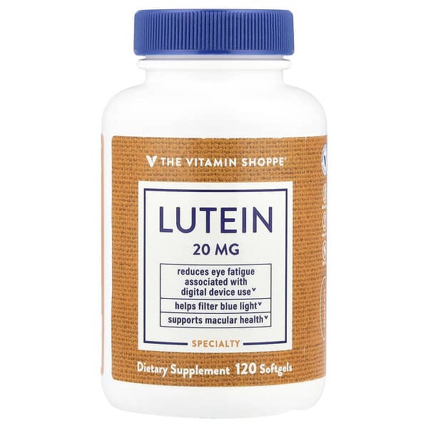 The Vitamin Shoppe, лютеин, 20 мг, 120 капсул