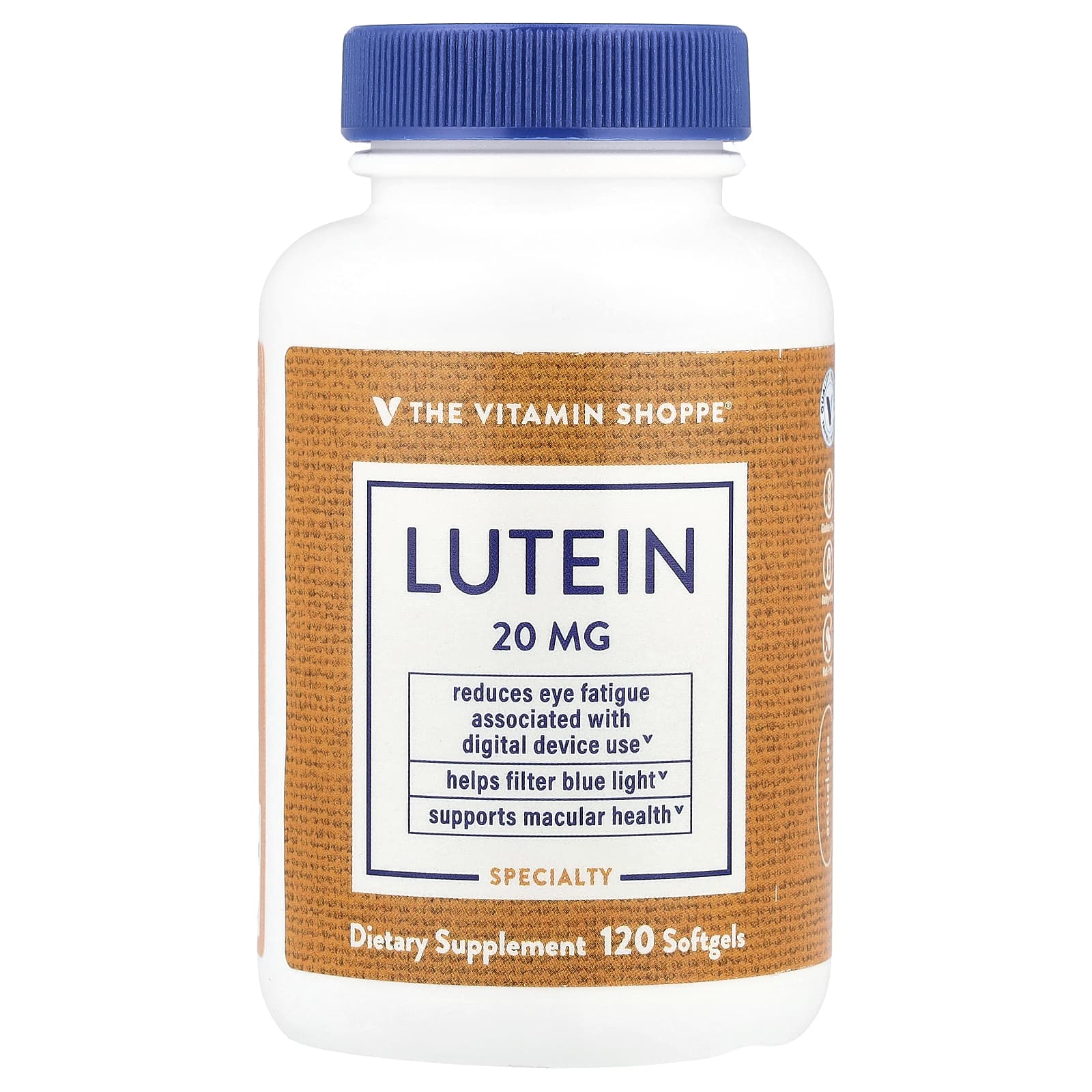 The Vitamin Shoppe лютеин 20 мг 120 капсул 5690₽