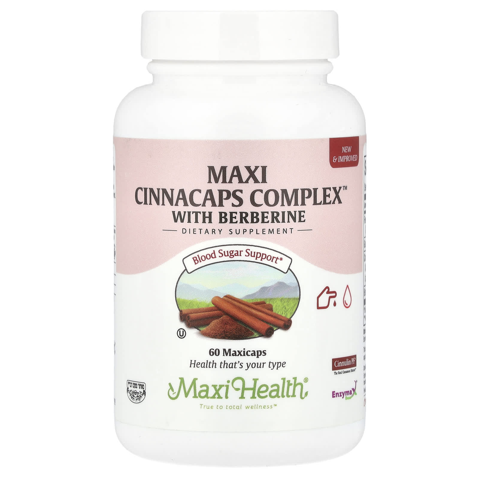 Maxi Health Maxi Cinnacaps Complex с берберином 60 капсул MaxiCap 6090₽