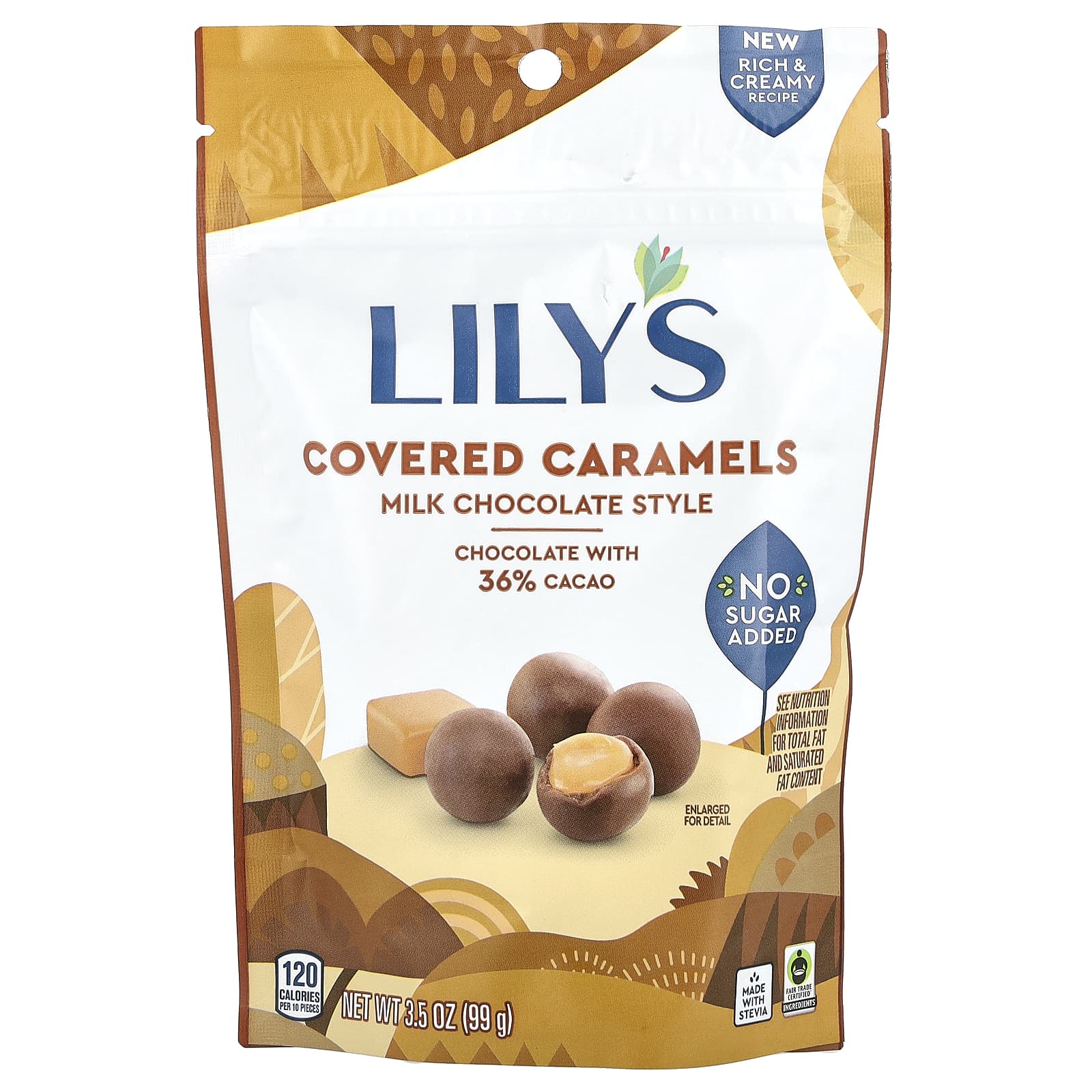 Lilys Sweets Coated Caramels в стиле молочного шоколада 99 г 35 унции 1890₽