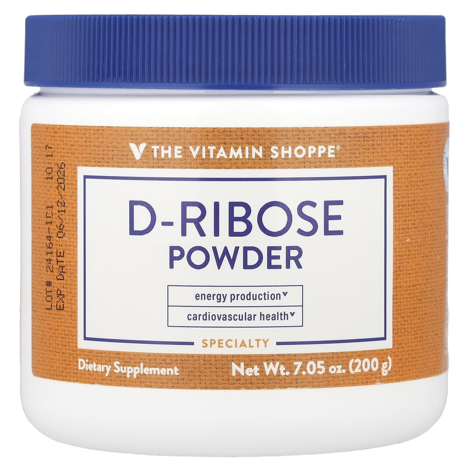 The Vitamin Shoppe D-рибоза в порошке 200 г 705 унции 6690₽