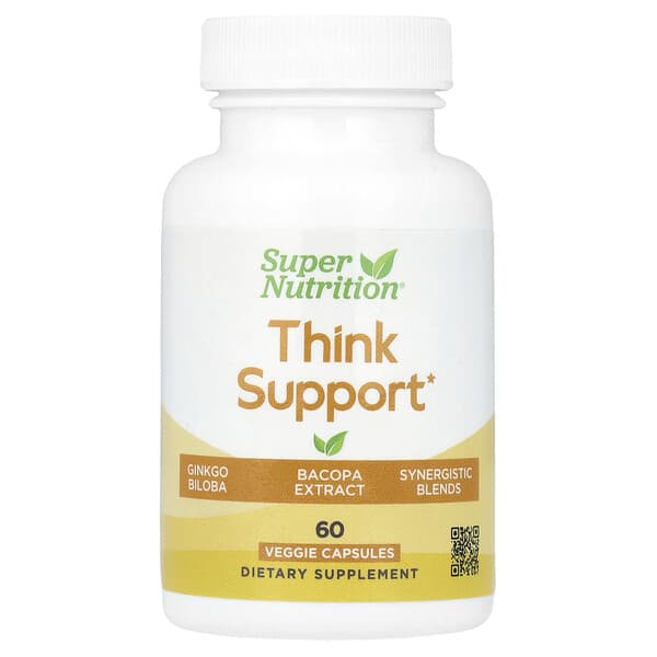 Super Nutrition, Think Support`` 60 растительных капсул