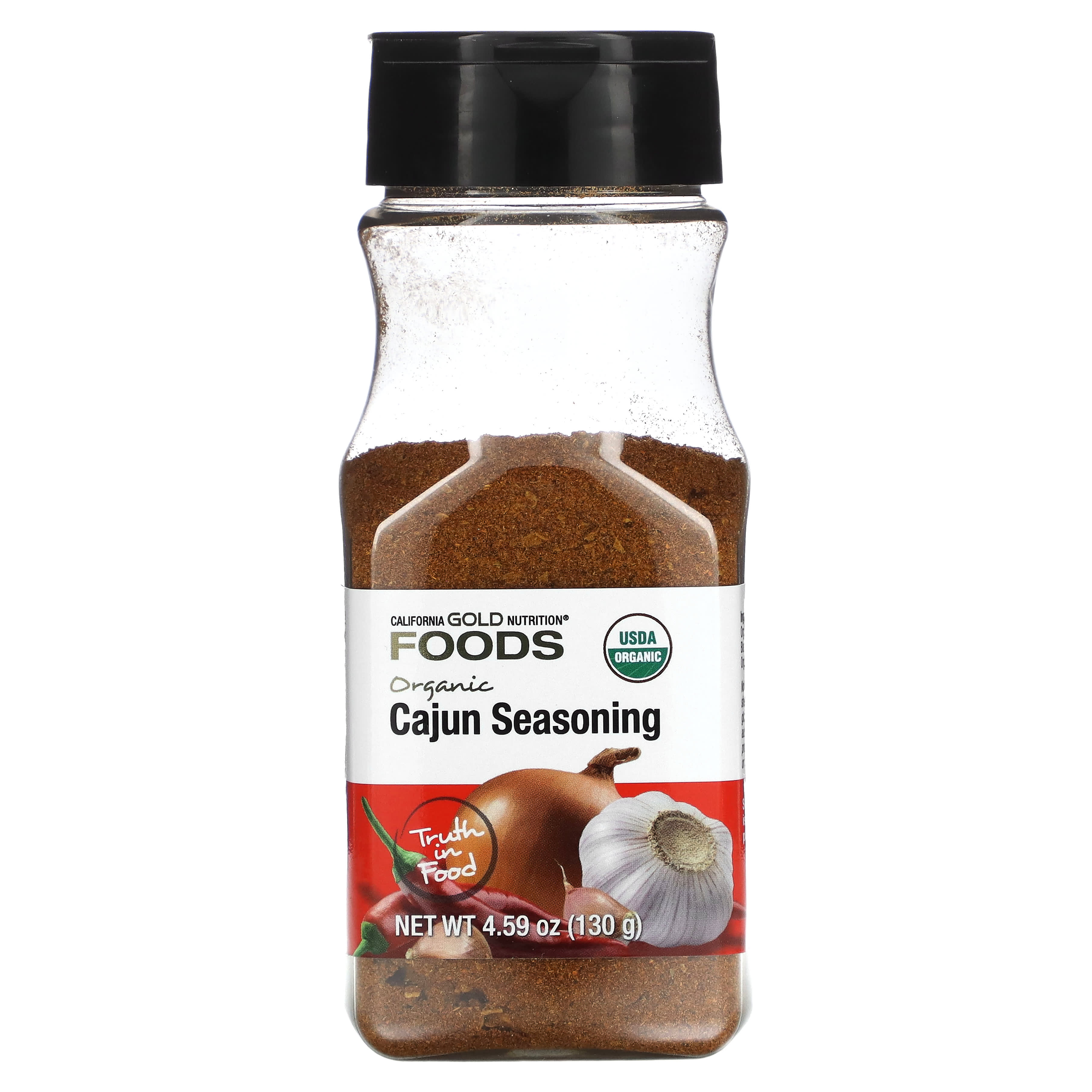 California Gold Nutrition Foods органическая приправа каджун 130 г 459 унции 1790₽
