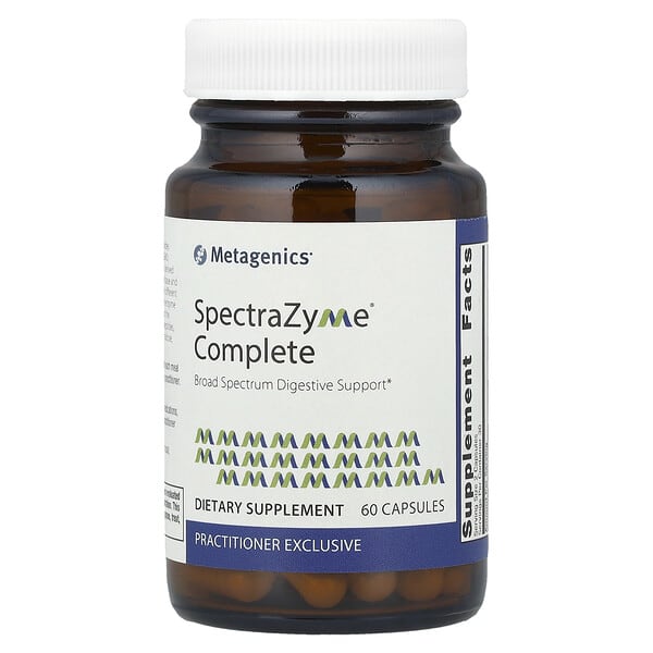 Metagenics, SpectraZyme® Complete, 60 капсул