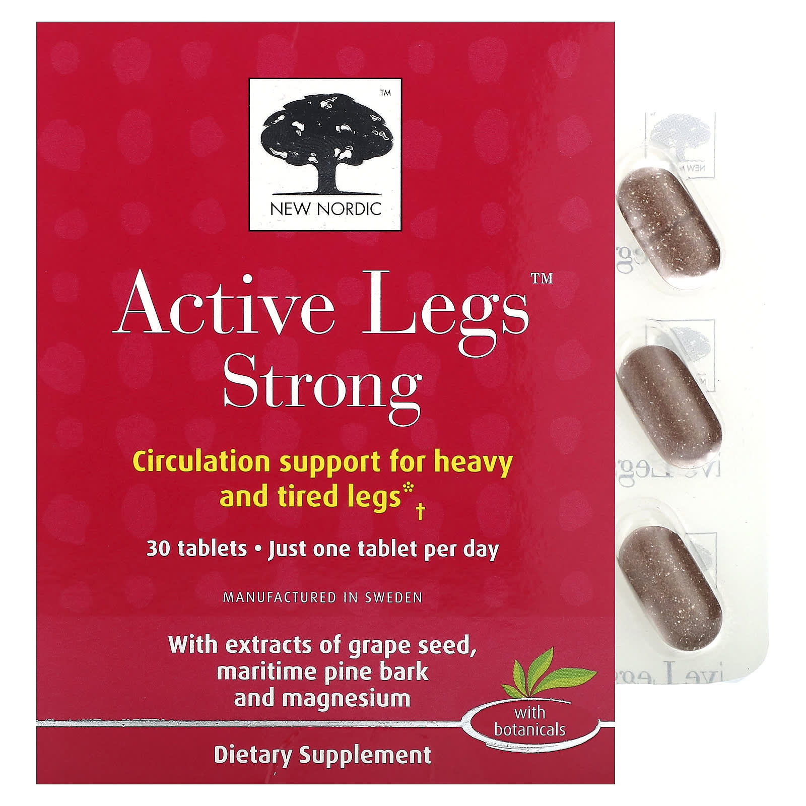 New Nordic Active Legs Strong 30 таблеток 4790₽