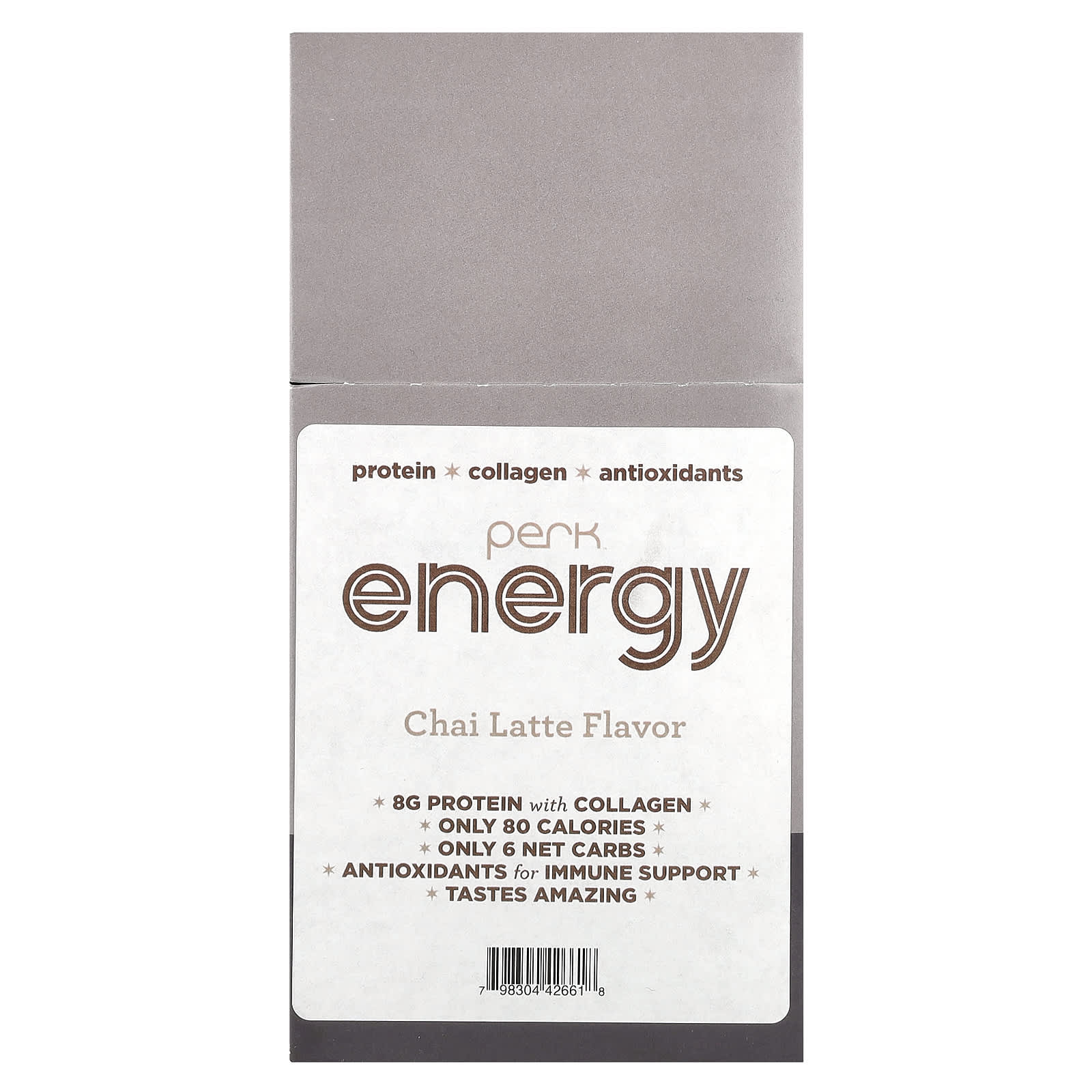 Perk Energy, Чай латте, 10 пакетиков стиков (19,2 г) каждая