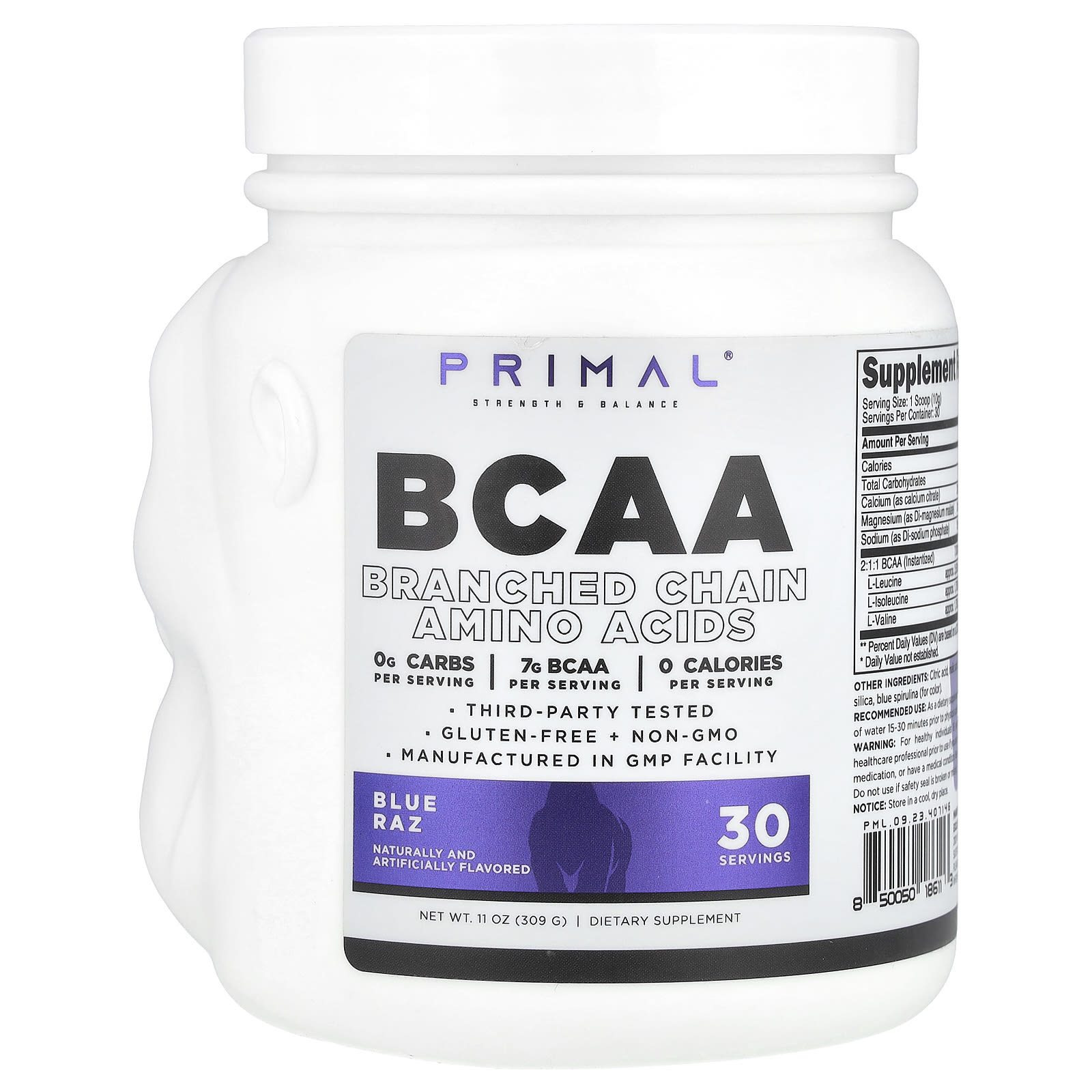 PrePrimal BCAA Blue Raz 309 г 11 унций 6790₽