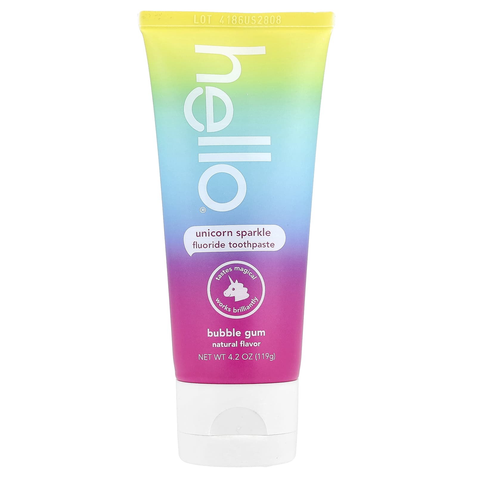 Hello Unicorn Sparkle для детей зубная паста со фтором со вкусом жевательной резинки 119 г 42 унции 1790₽