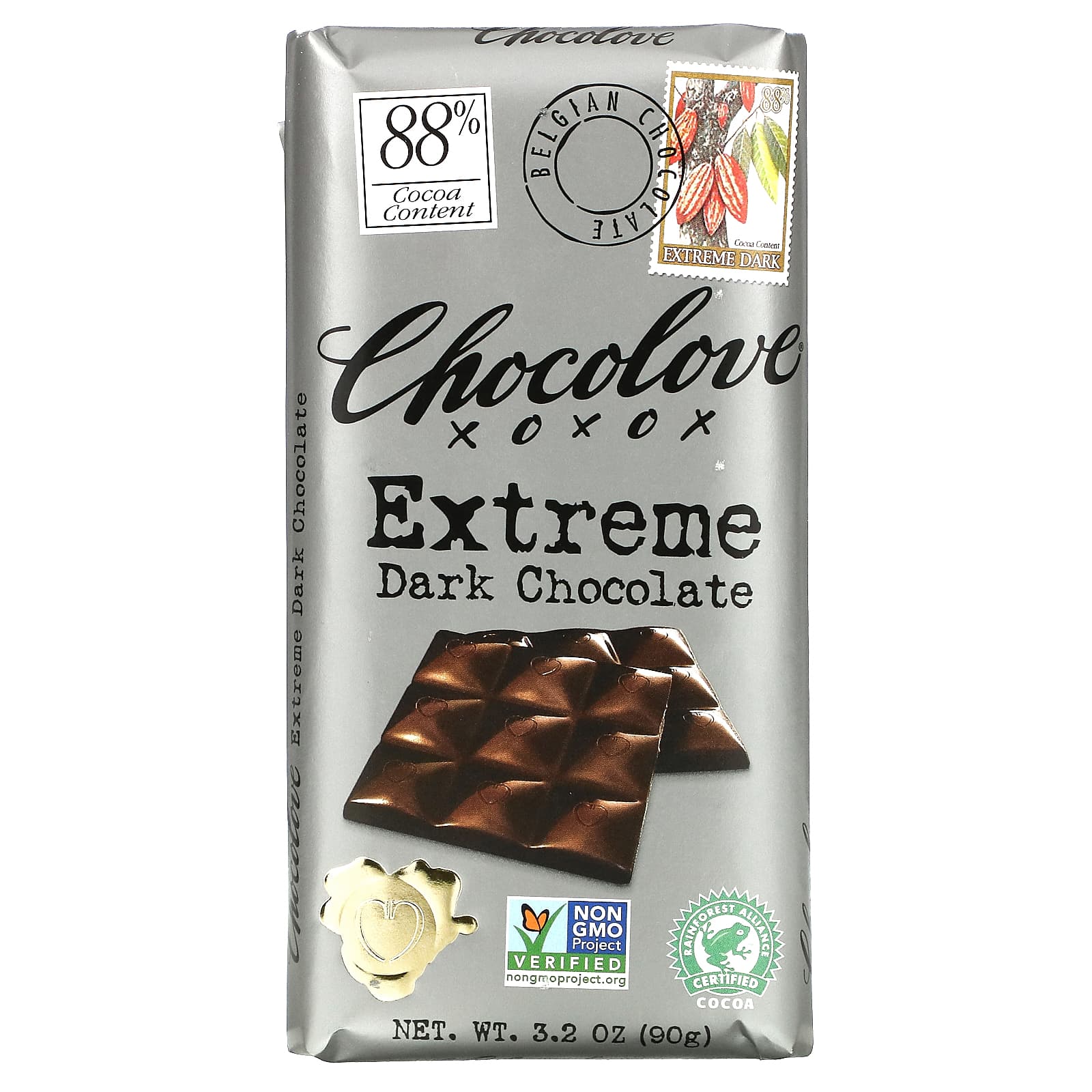 Chocolove горький шоколад 88 какао 90 г 32 унции 1490₽