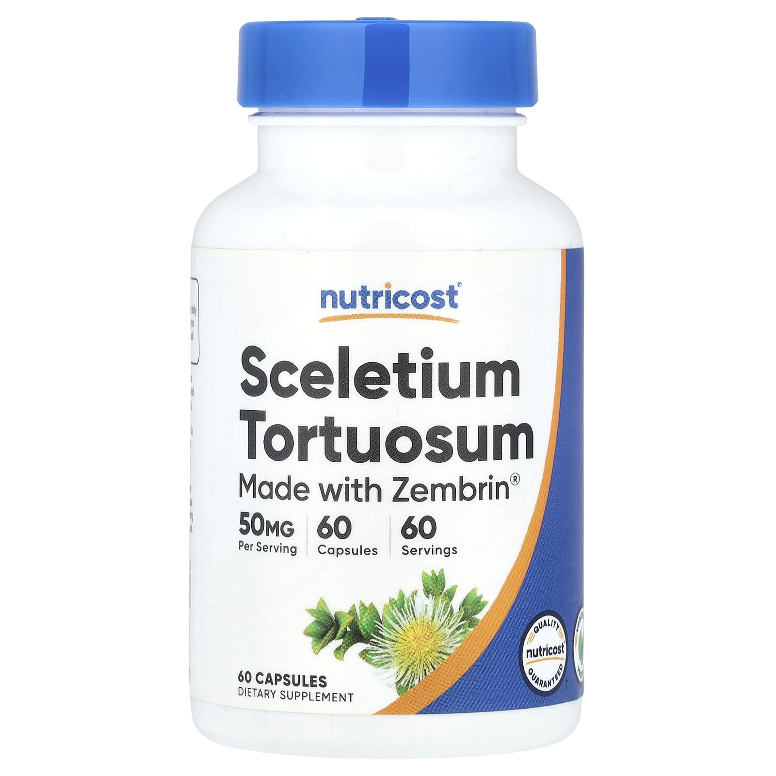 Nutricost Скелеточевой Sceletium tortuosum 50 мг 60 капсул 7490₽