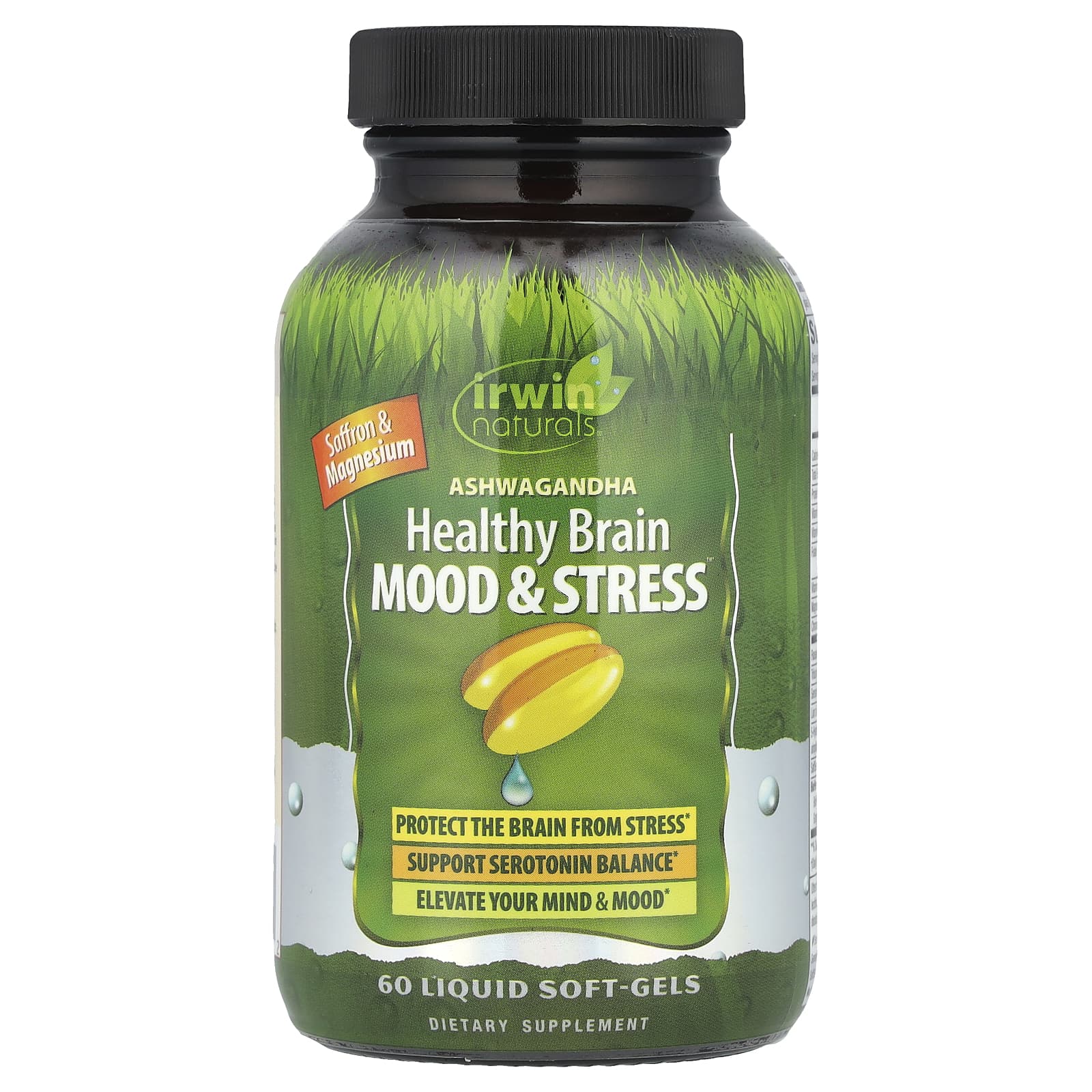 Irwin Naturals Ashwagandha Healthy Brain Mood - Stress 60 мягких таблеток 5690₽