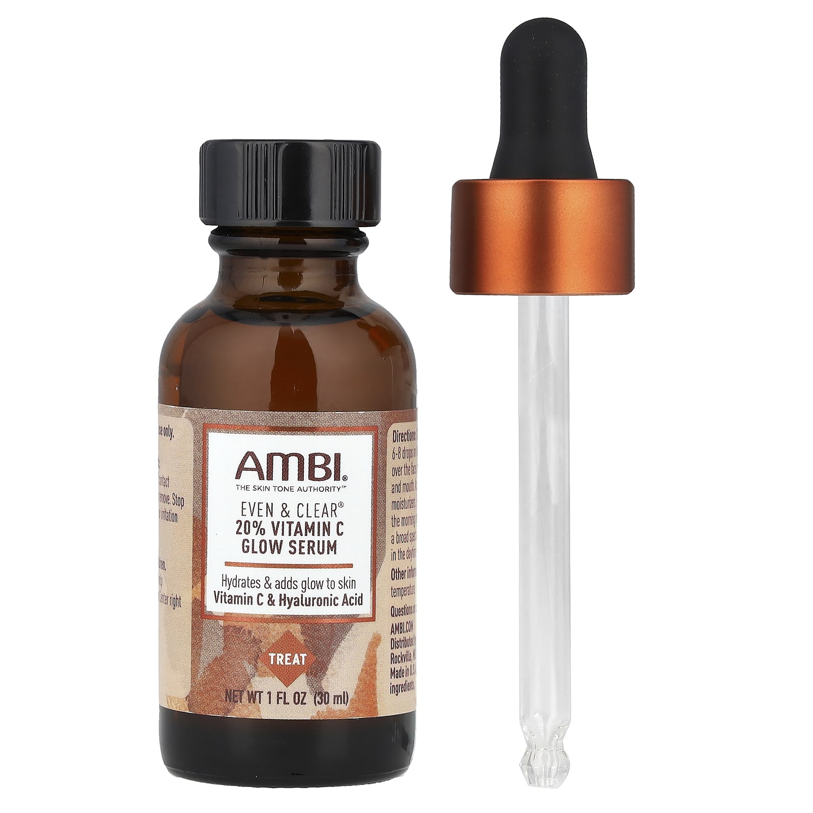 AMBI Even - Clear сияющая сыворотка с 20 витамином C 30 мл 1 жидк Унция 2690₽