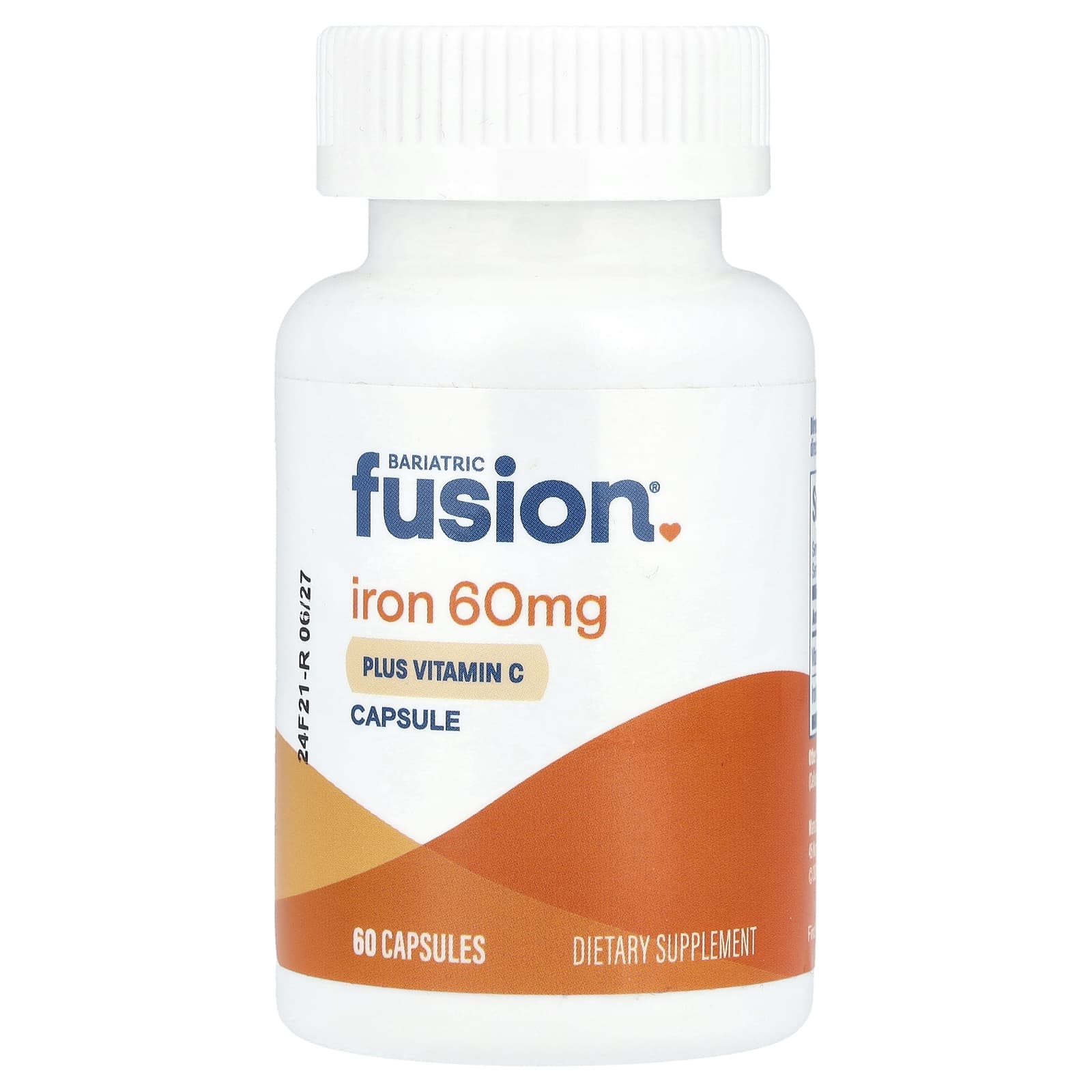 Bariatric Fusion Iron Plus Vitamin C 60 капсул 2890₽
