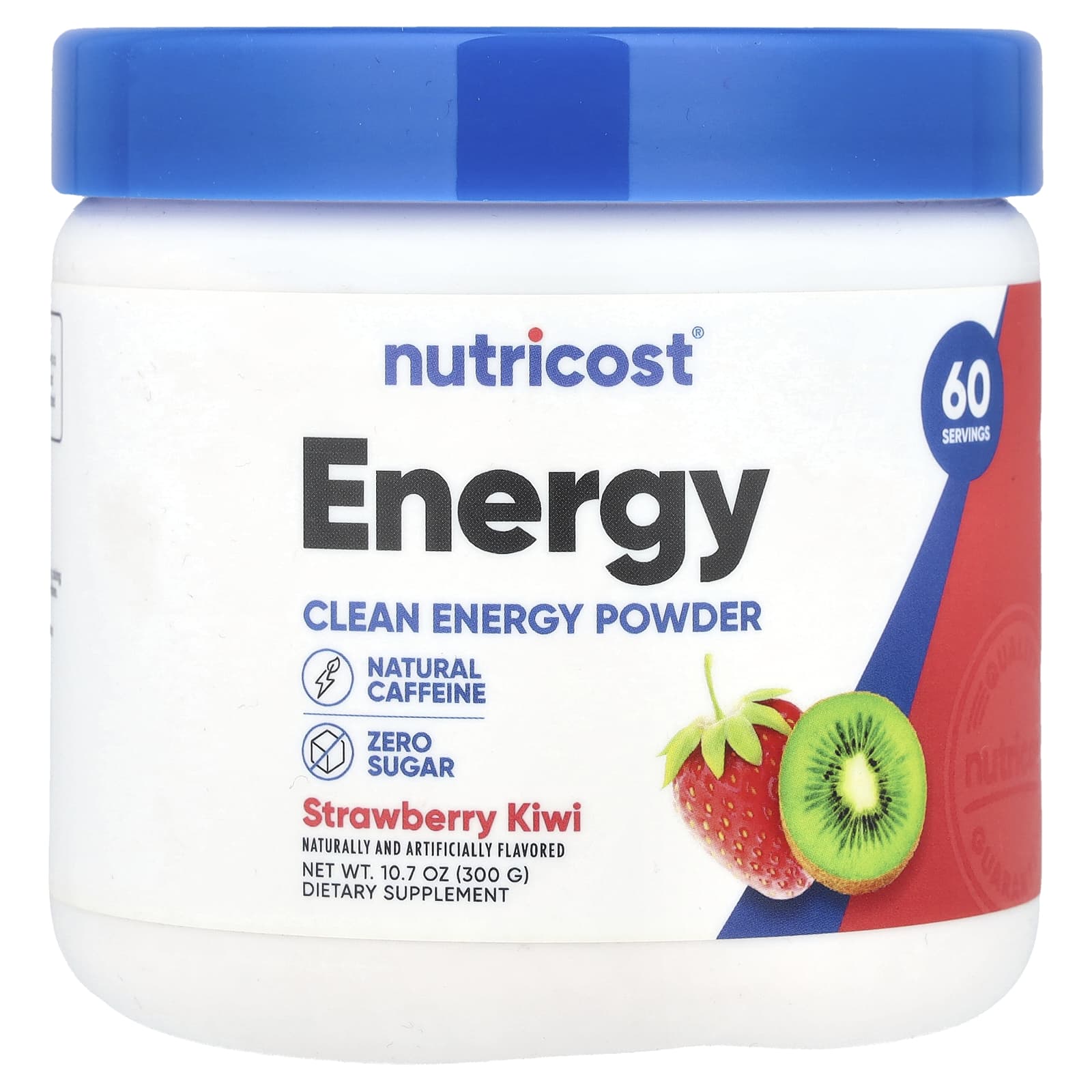 Nutricost Energy Clean Energy порошок клубника и киви 300 г 107 унции 4890₽