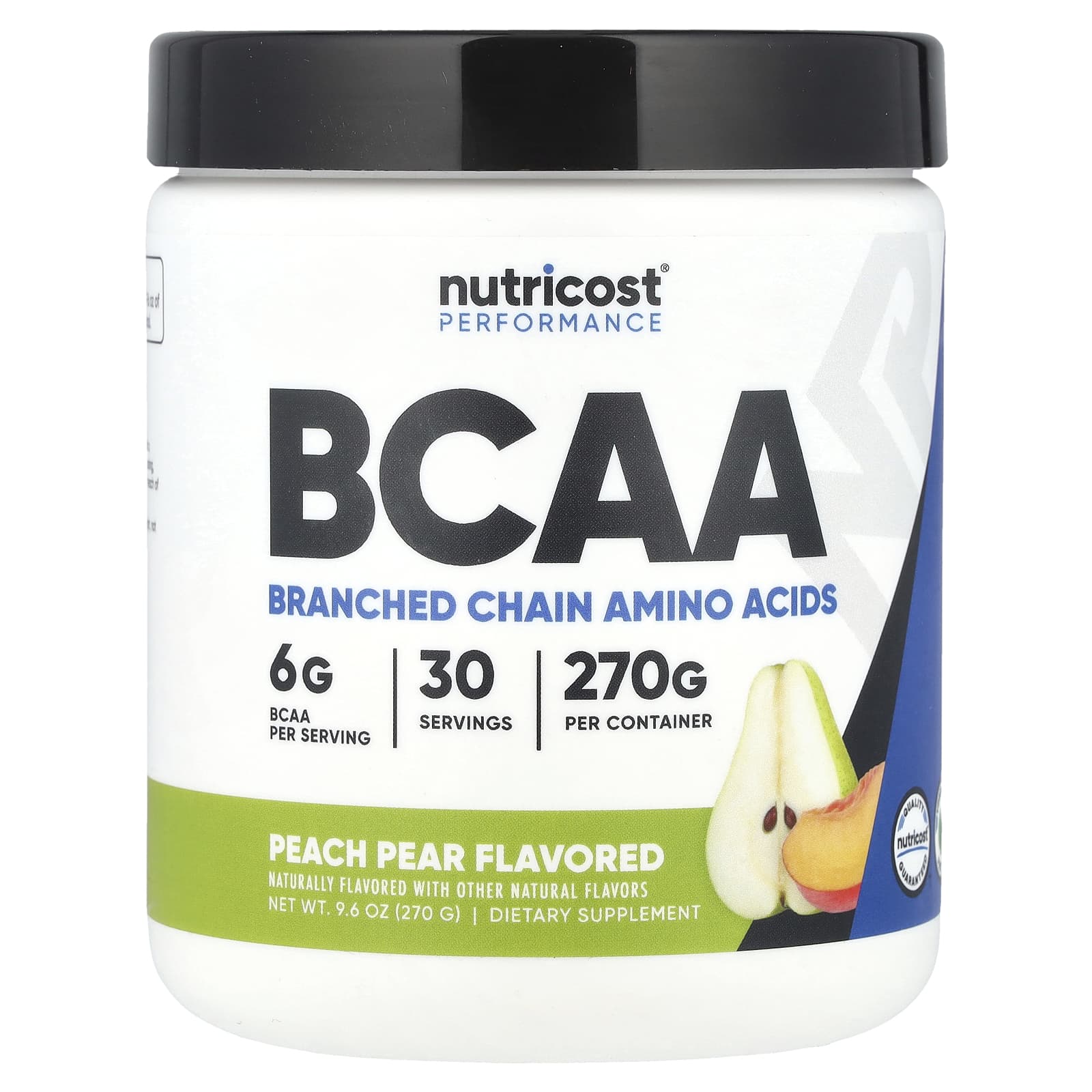 Nutricost Performance BCAA персиковая груша 270 г 96 унции 4090₽